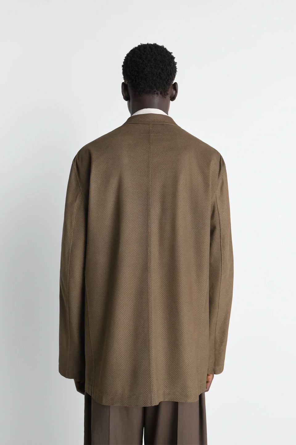 DB Leather Tailored Jacket Thyme_4