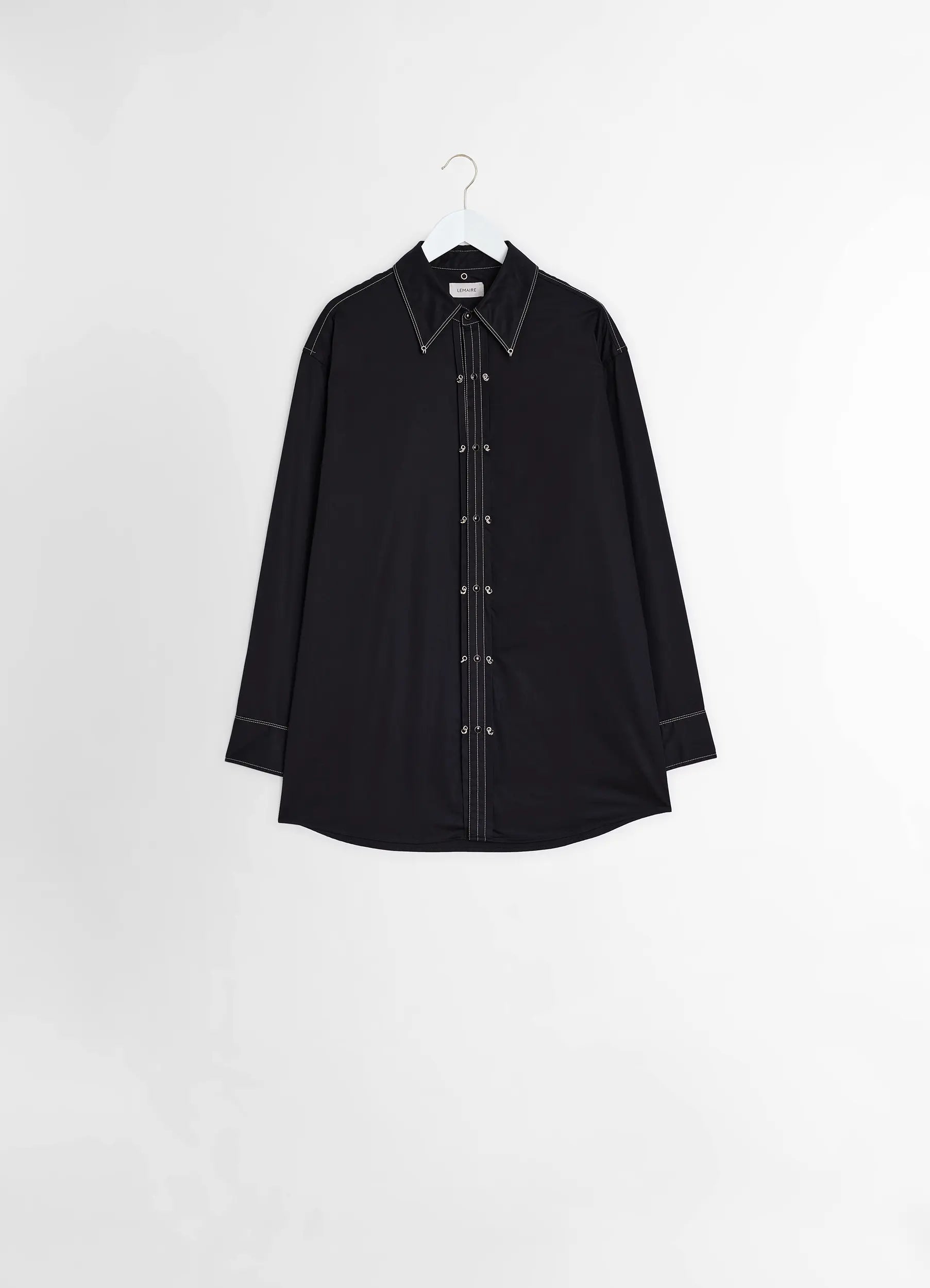 LEMAIRE embellished shirt シャツ Namu Shop - Lemaire Embellished Metal Shirt - Black
