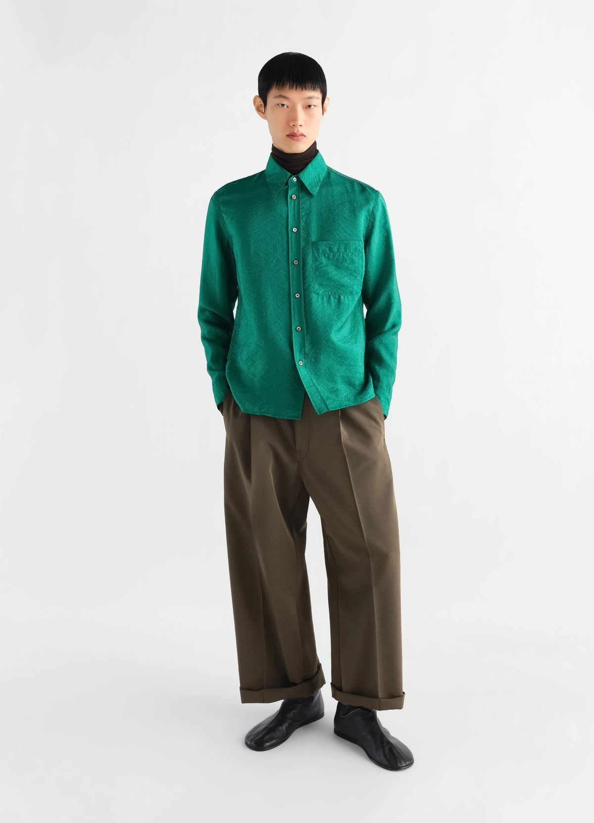 Fitted Shirt Emerald_2
