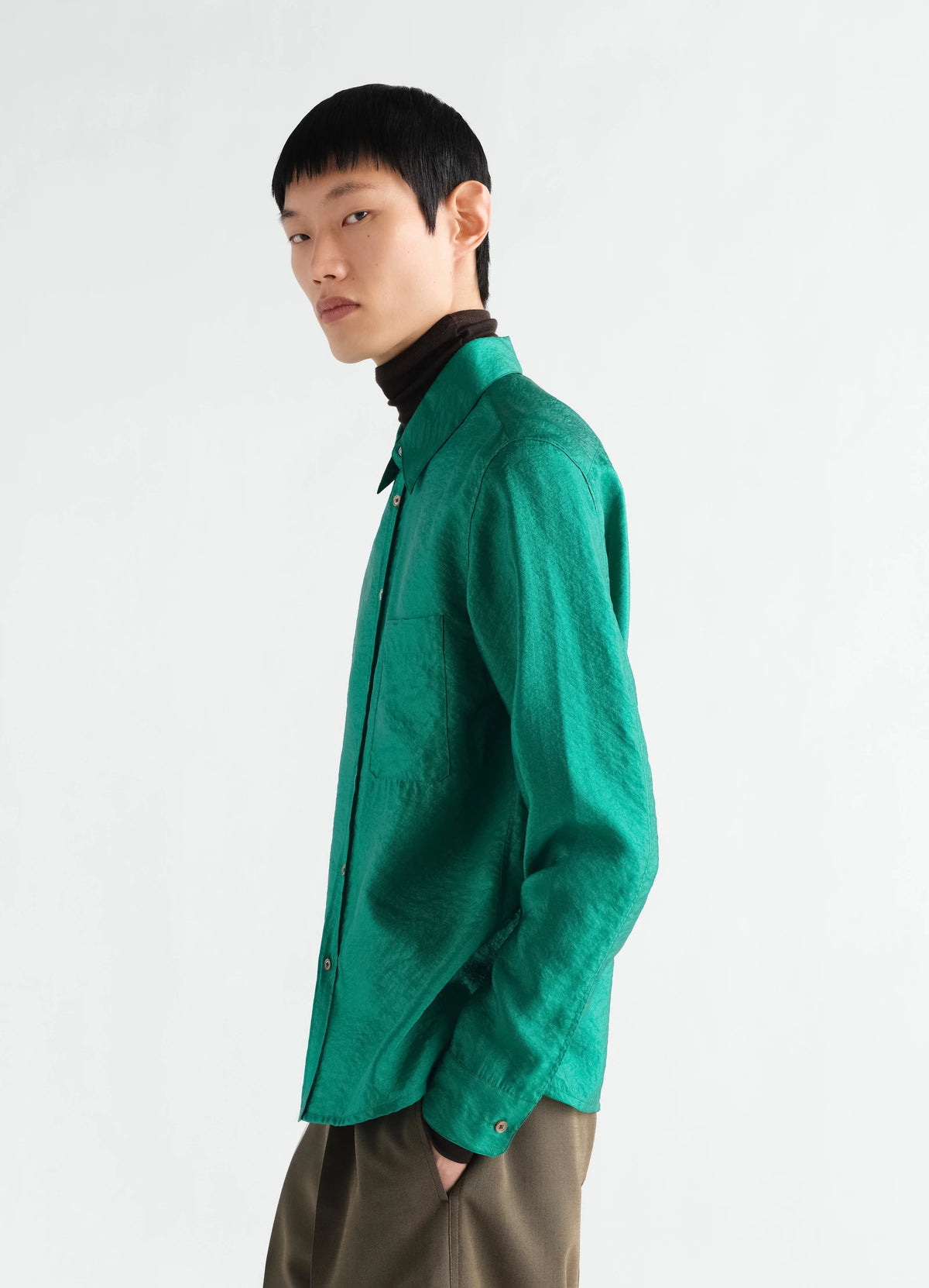 Fitted Shirt Emerald_3