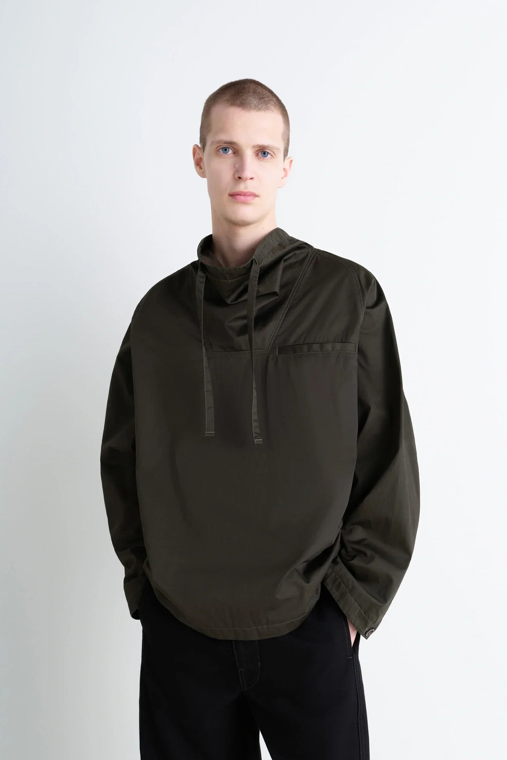 Funnel Neck Vareuse Dark Espresso