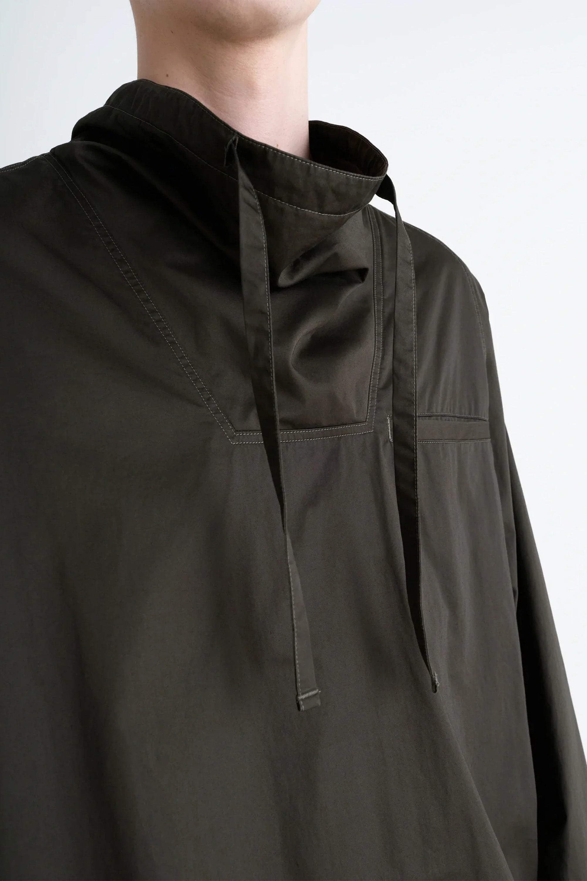 Funnel Neck Vareuse Dark Espresso