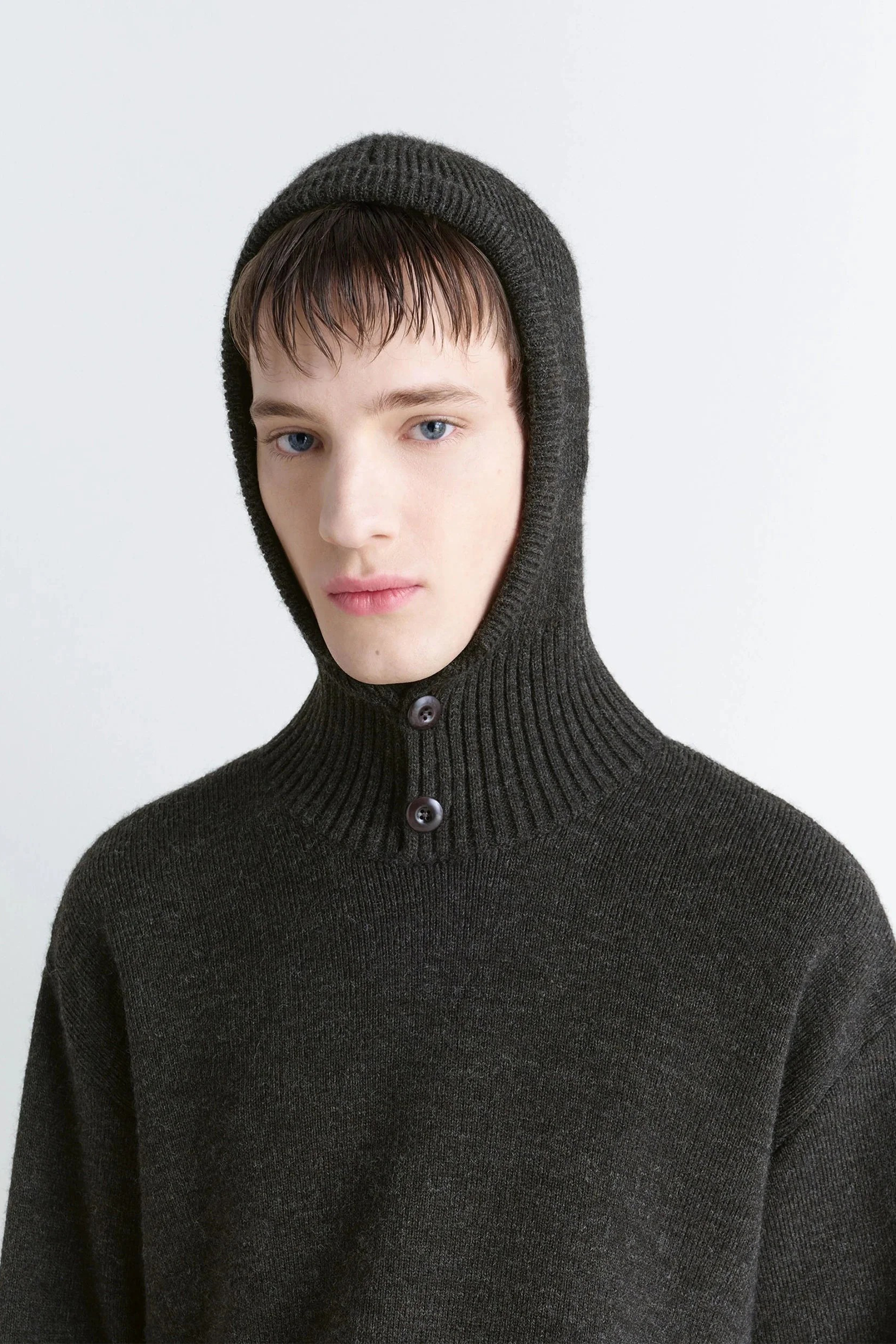 Hooded Sweater Dark Espresso