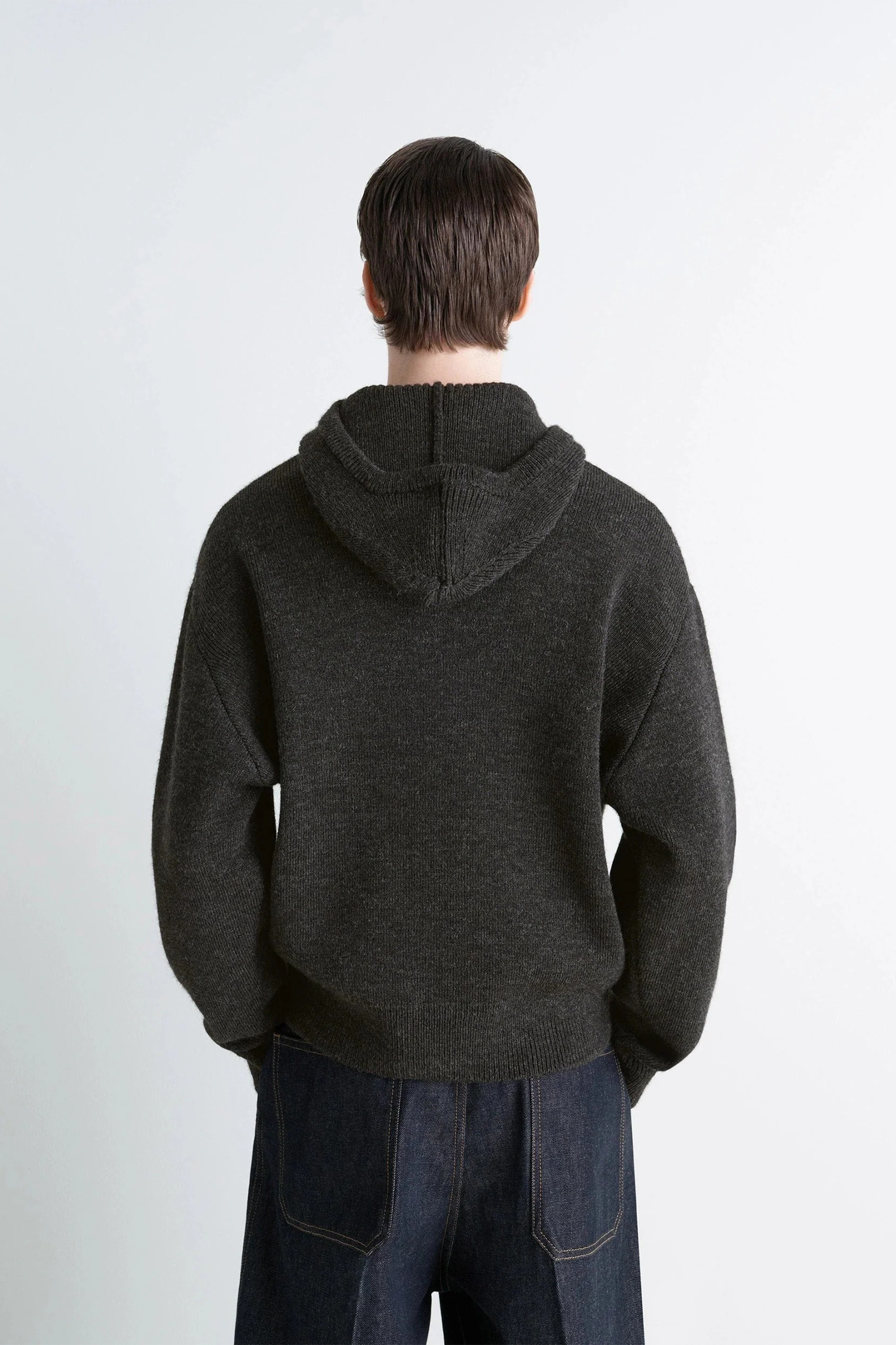 Hooded Sweater Dark Espresso_4