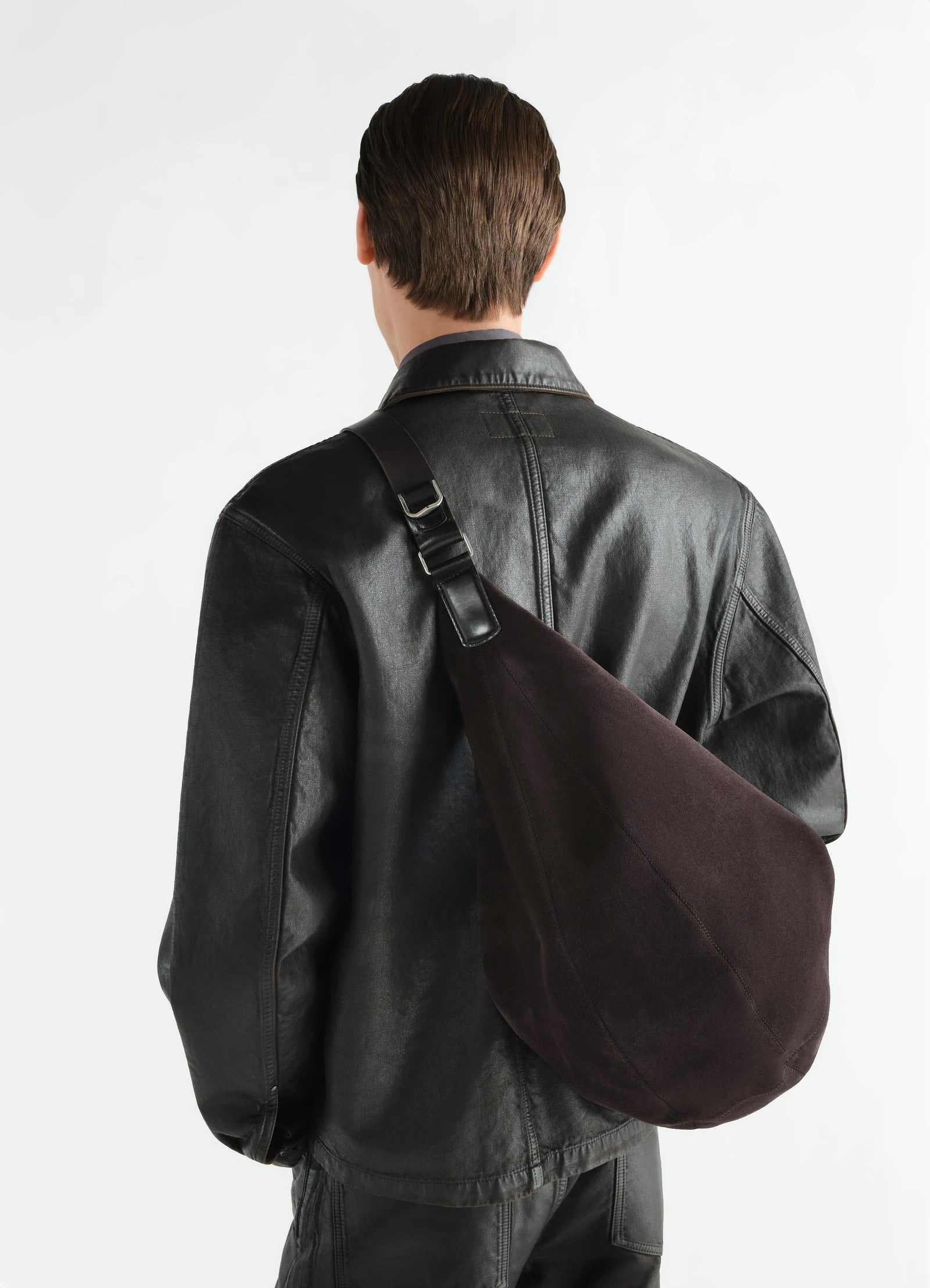 Large Quiver Clip Bag Ebony Brown_2