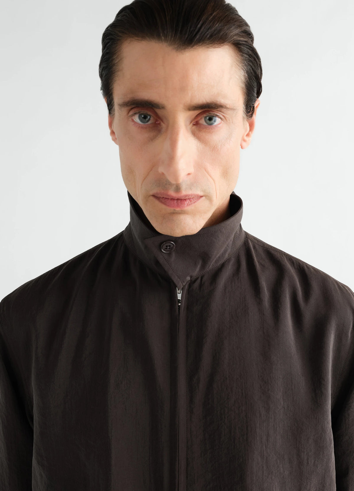 Light Zipped Blouson Licorice_4