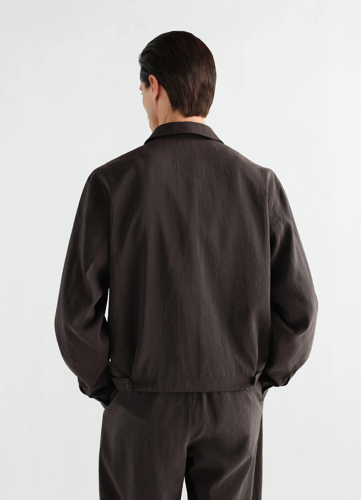 Light Zipped Blouson Licorice_6