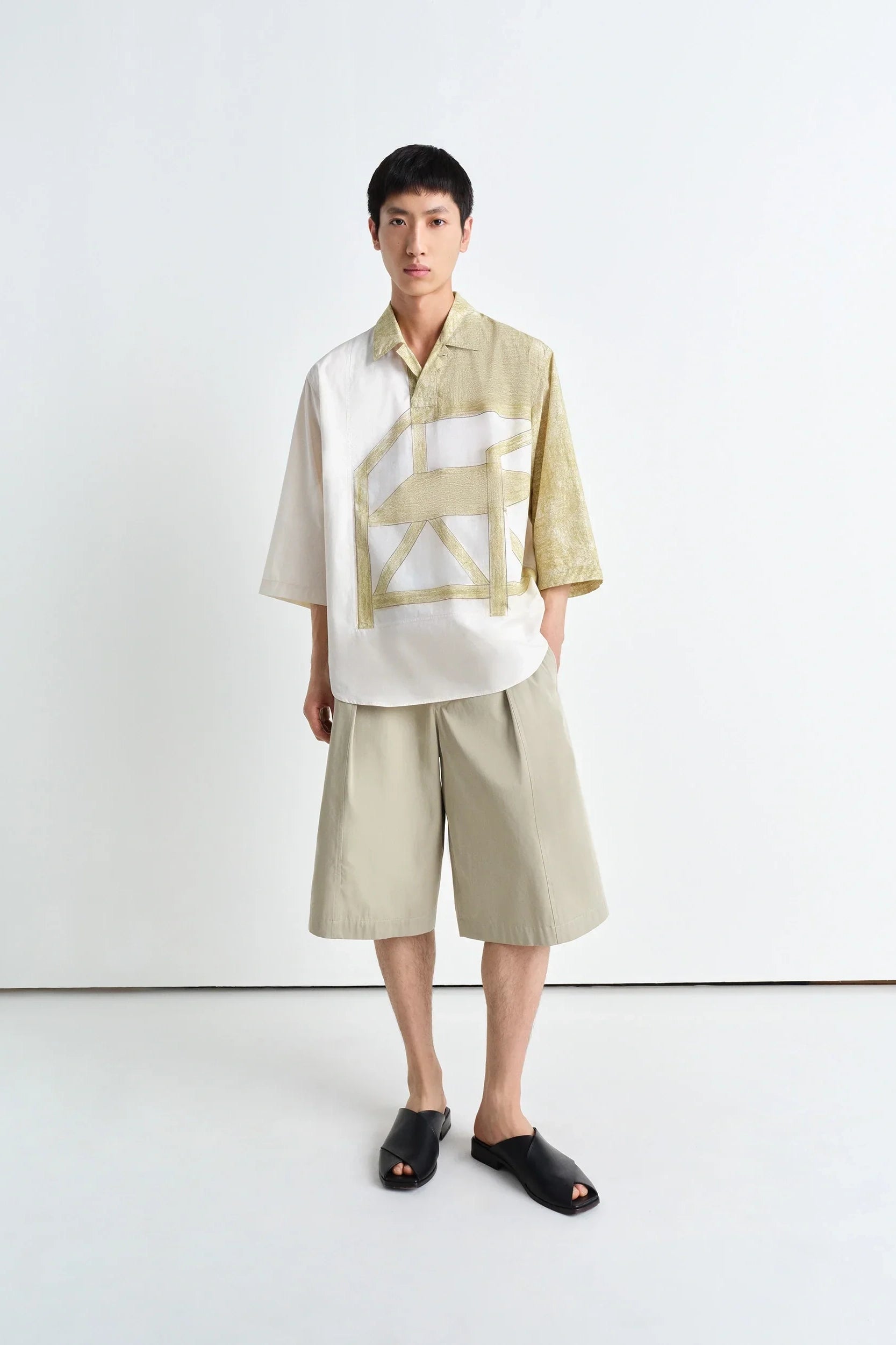 Maxi Pleated Bermuda Light Sage_1