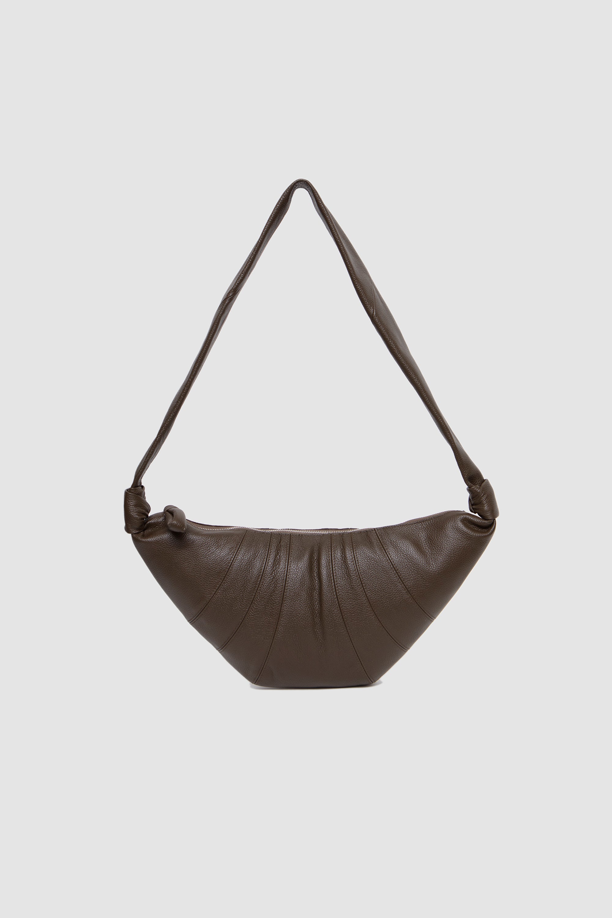 Medium Croissant Bag Dark Olive_1