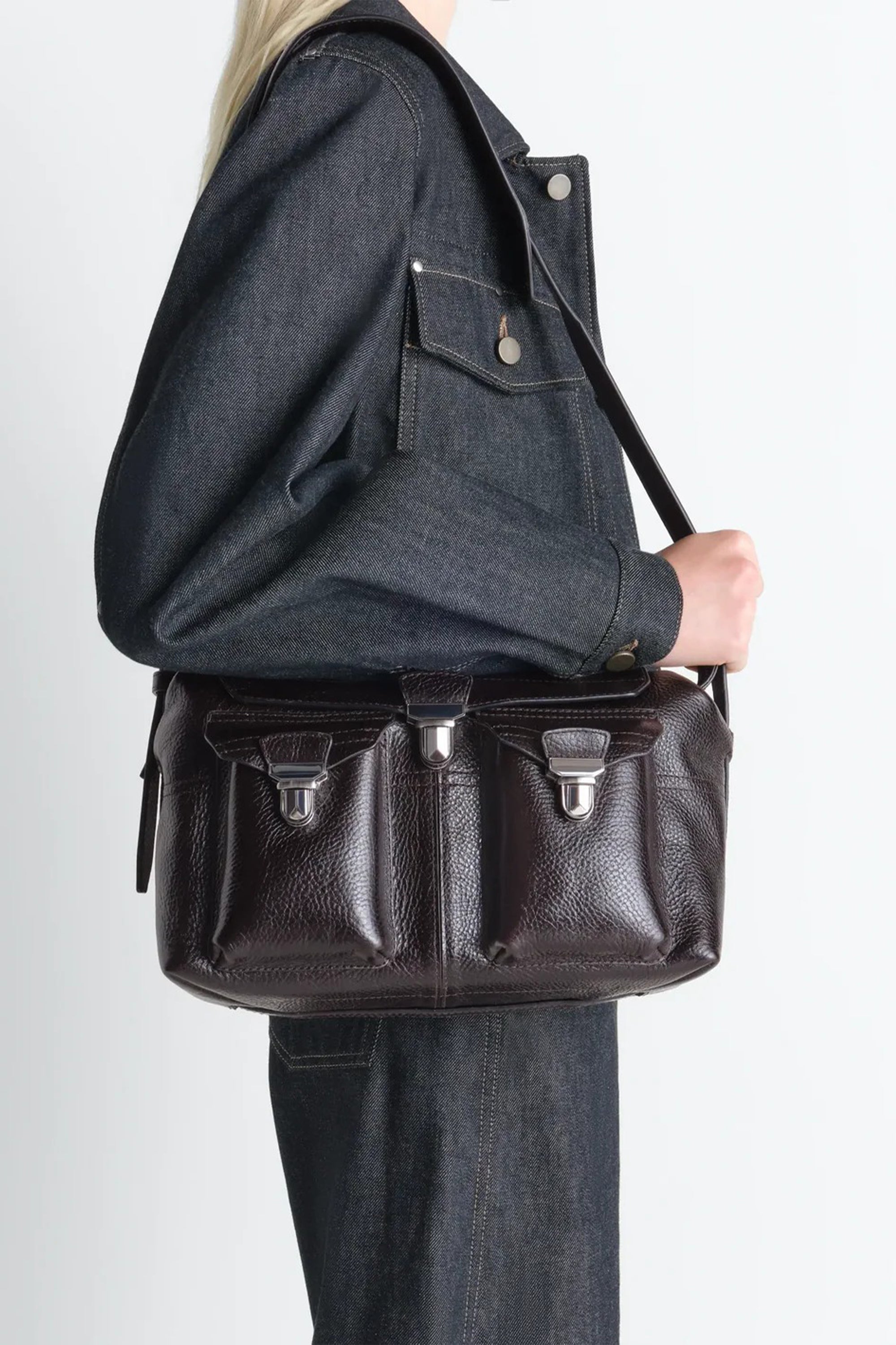 LEMAIRE ルメールMEDIUM GEAR BAG ESPRESSO SPORTIVO [Medium gear bag espresso]
