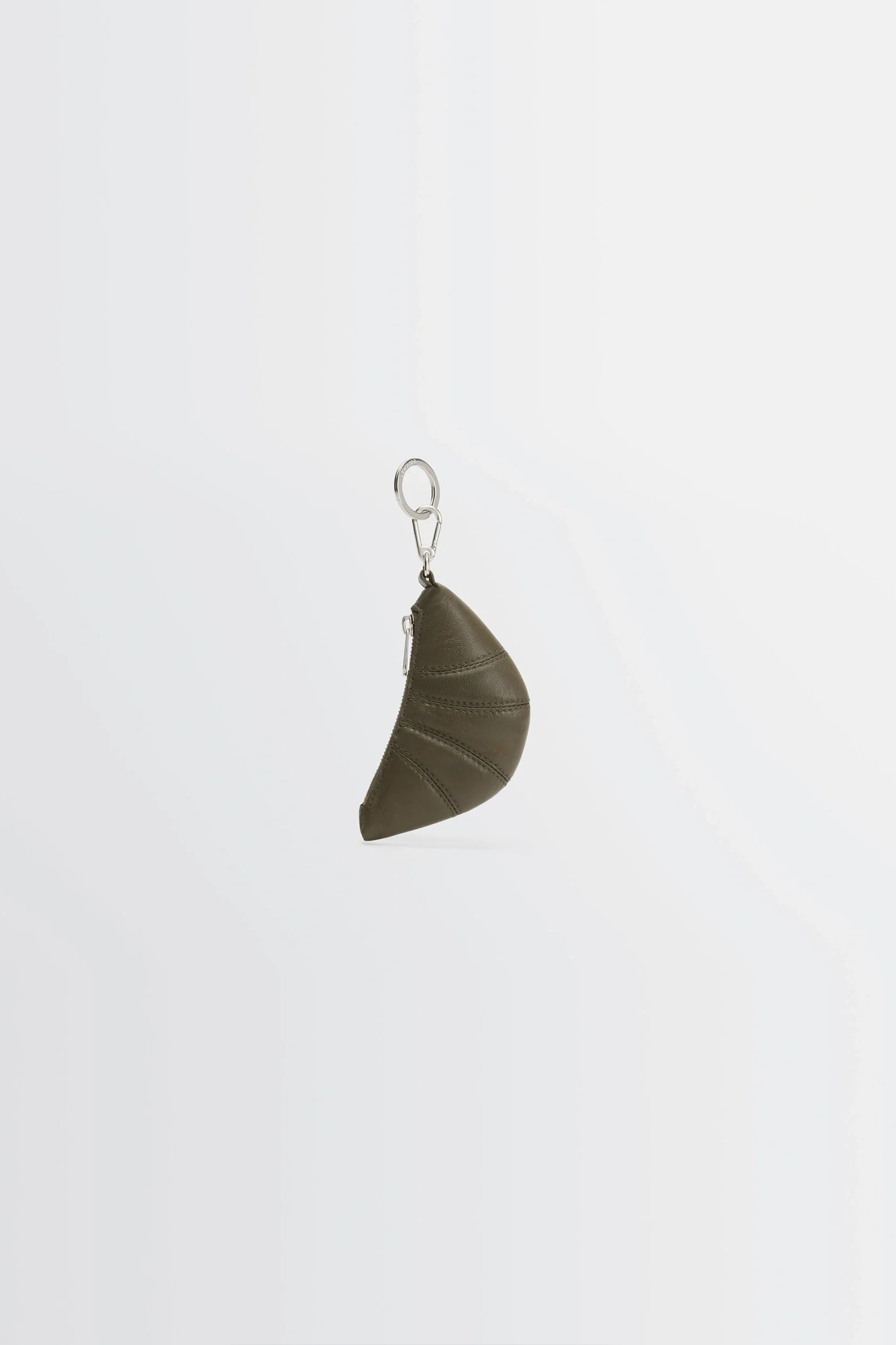 Mini Croissant Keyring Dark Khaki