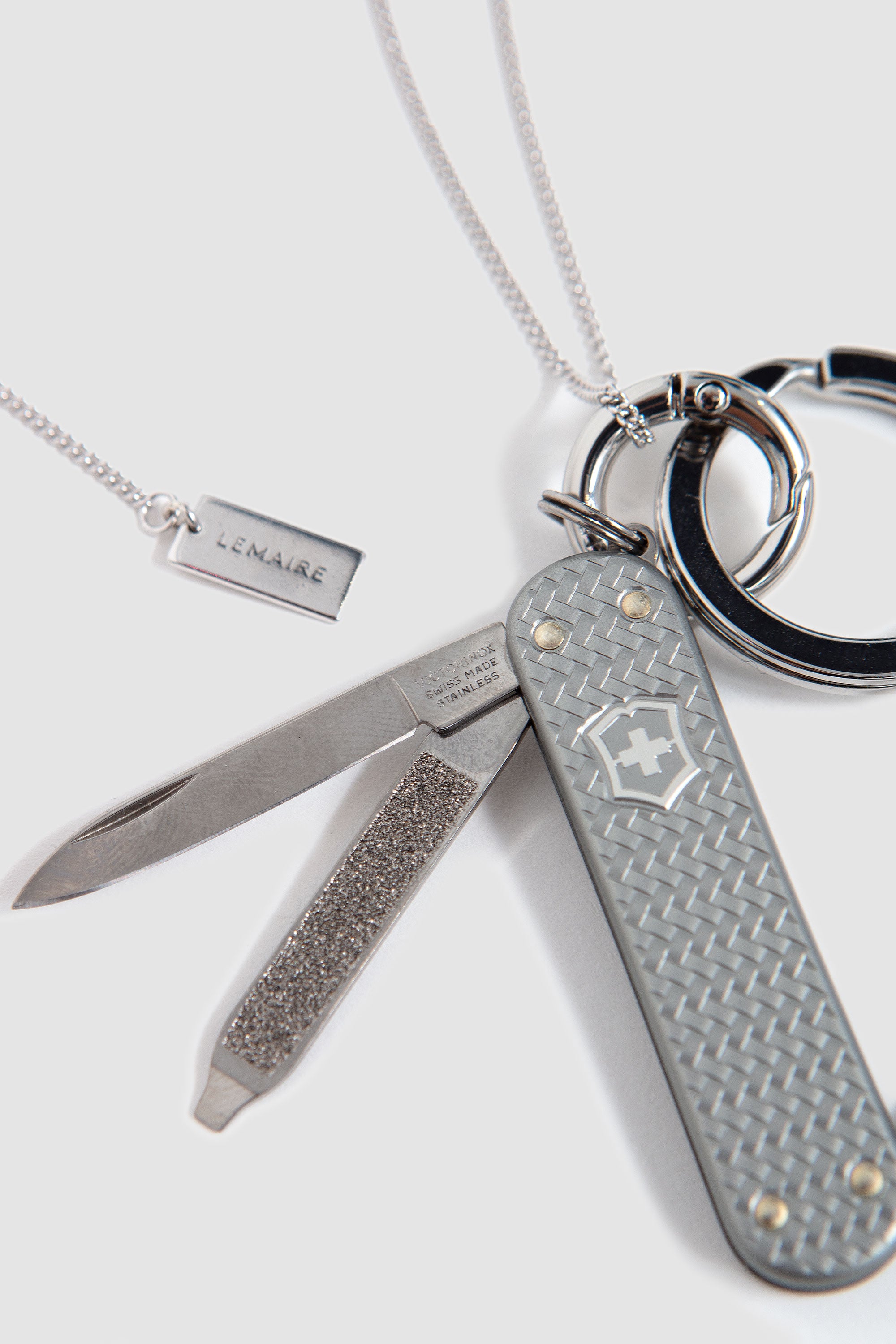 Mini Swissknife Necklace Silver