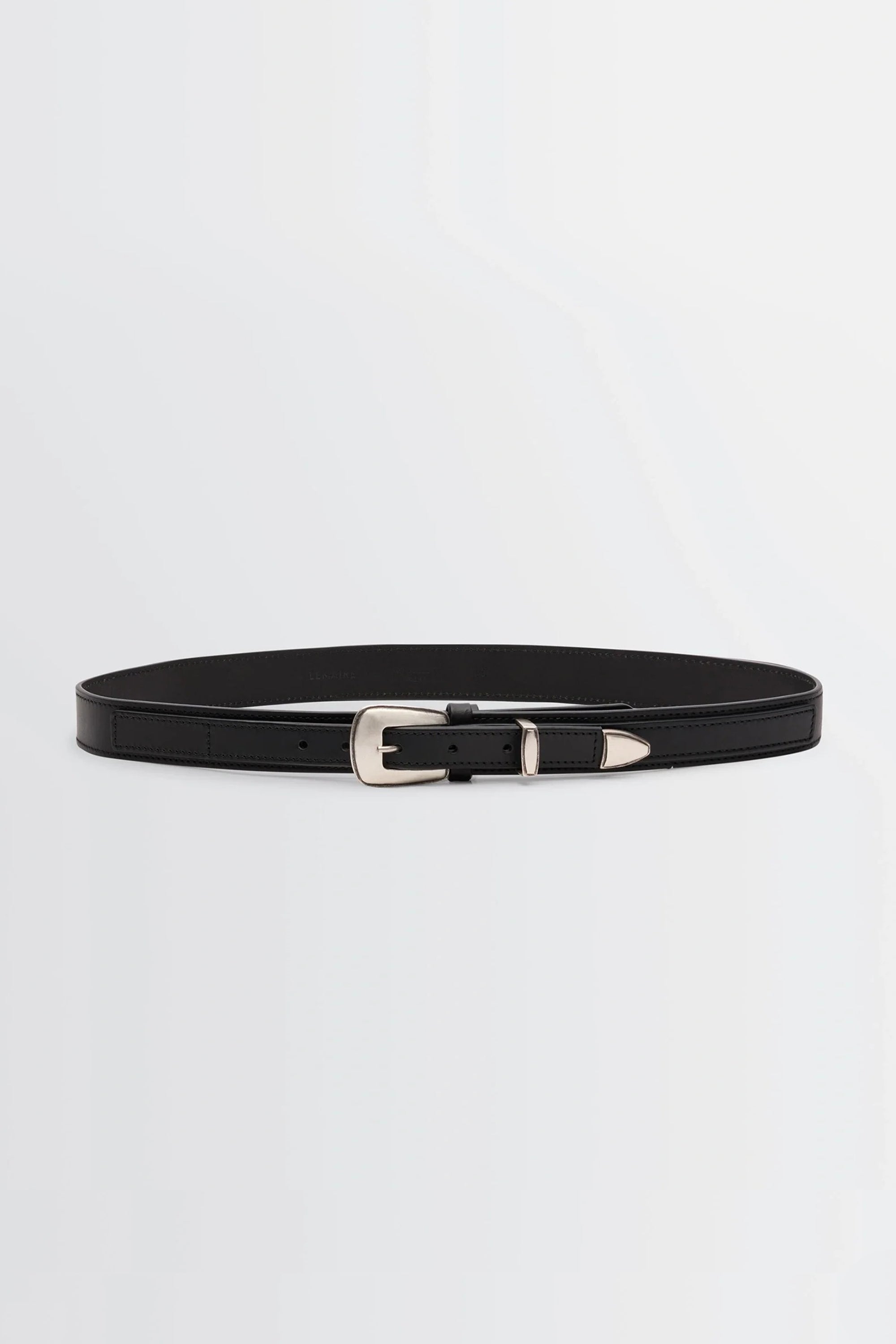 Minimal Western Belt Black