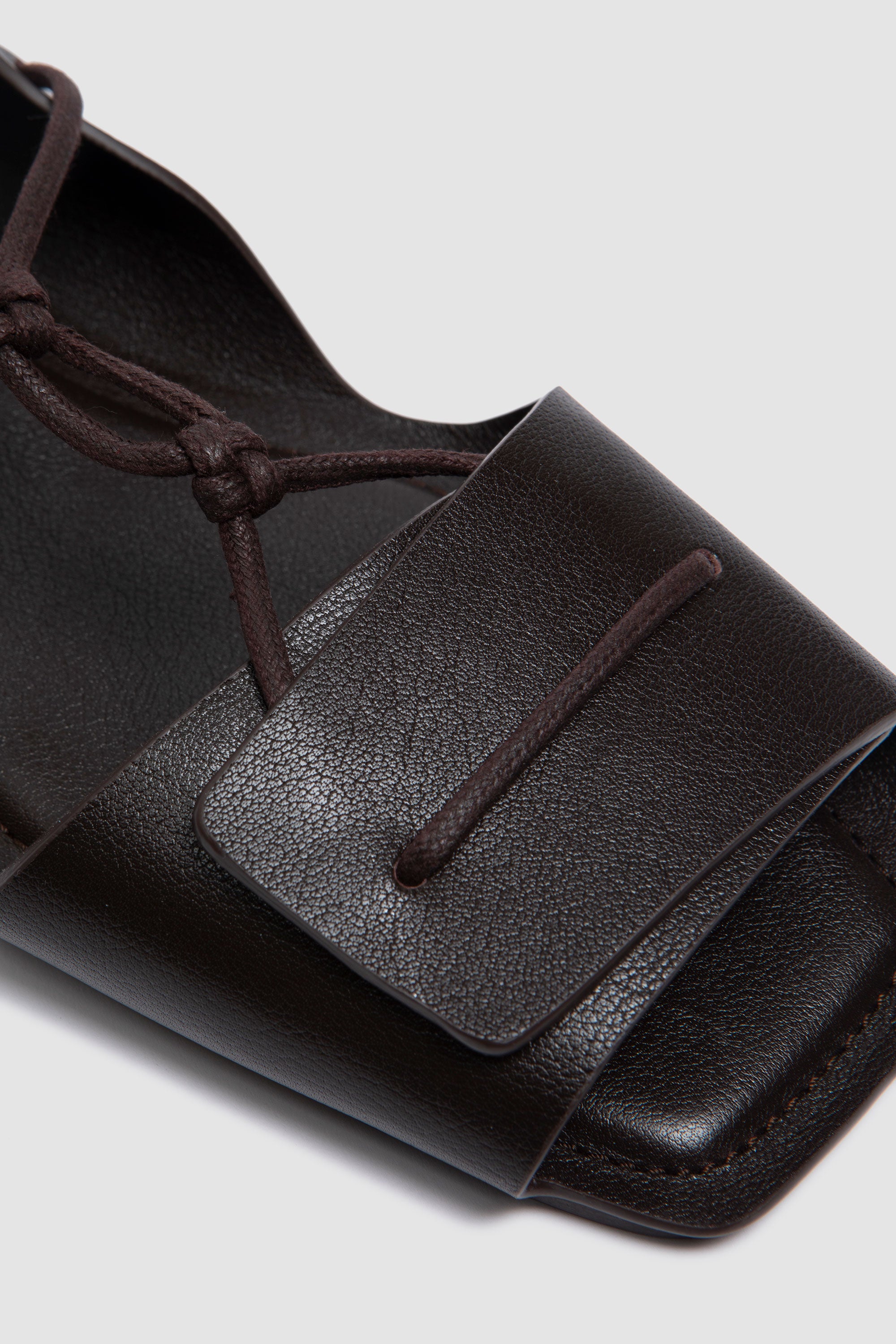 LEMAIRE ルメール OPANKA FLAT SANDAL 15 SPORTIVO [Opanka flat sandals dark chocolate]