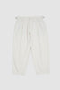 SPORTIVO STORE_Pleated Carrot Pants Creamy White_2