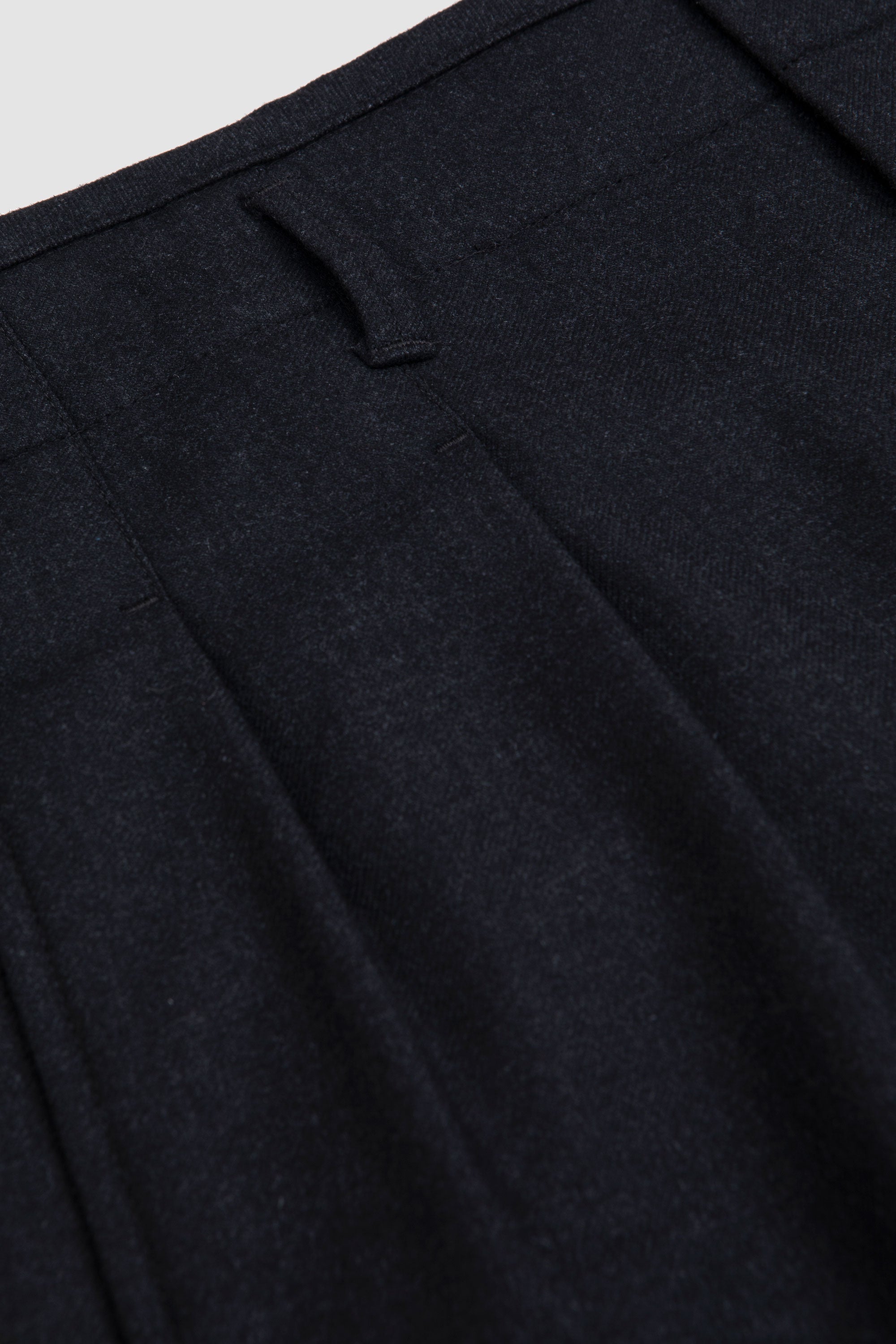 Pleated Pants Anthracite Grey