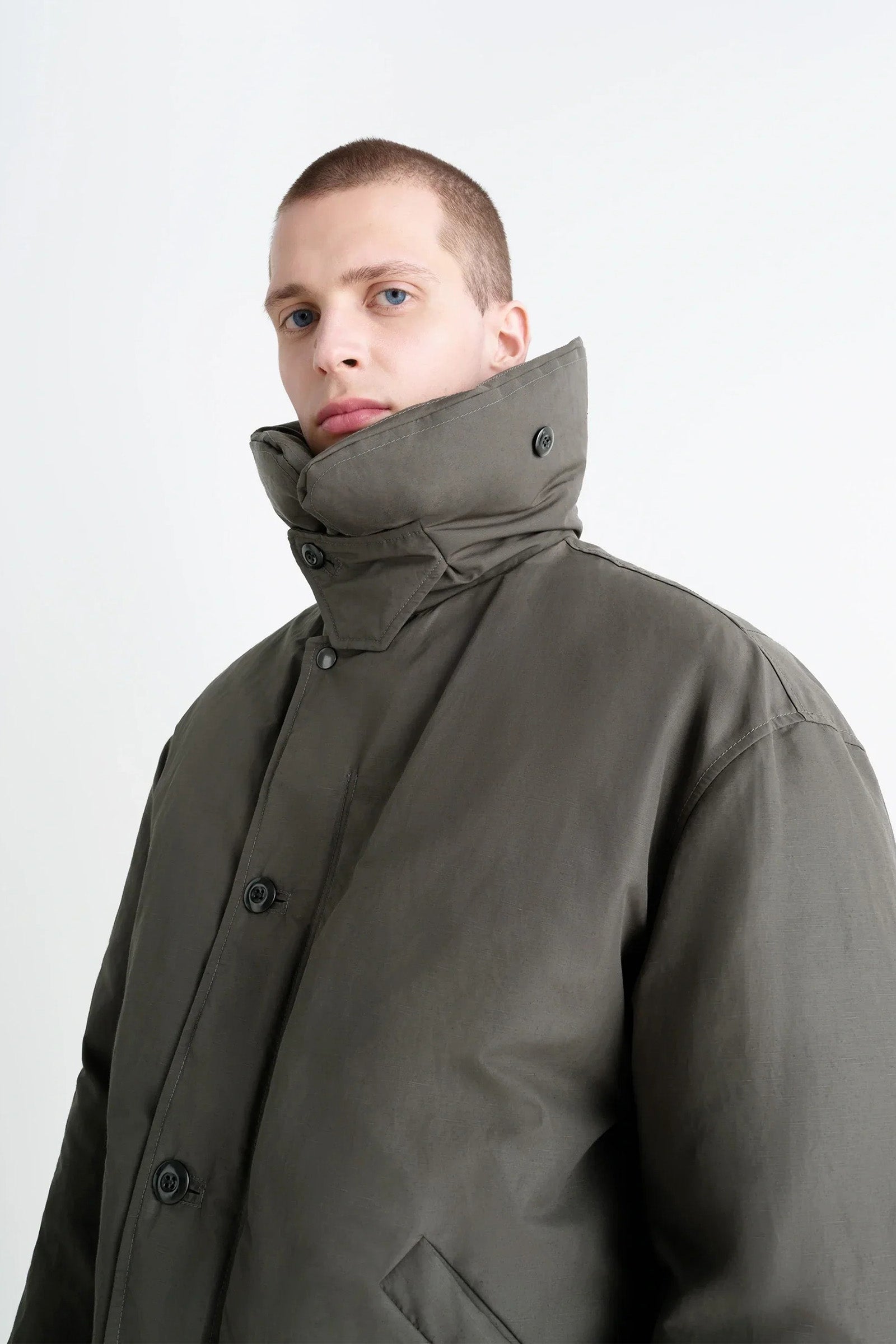 Puffer Blouson Dark Espresso