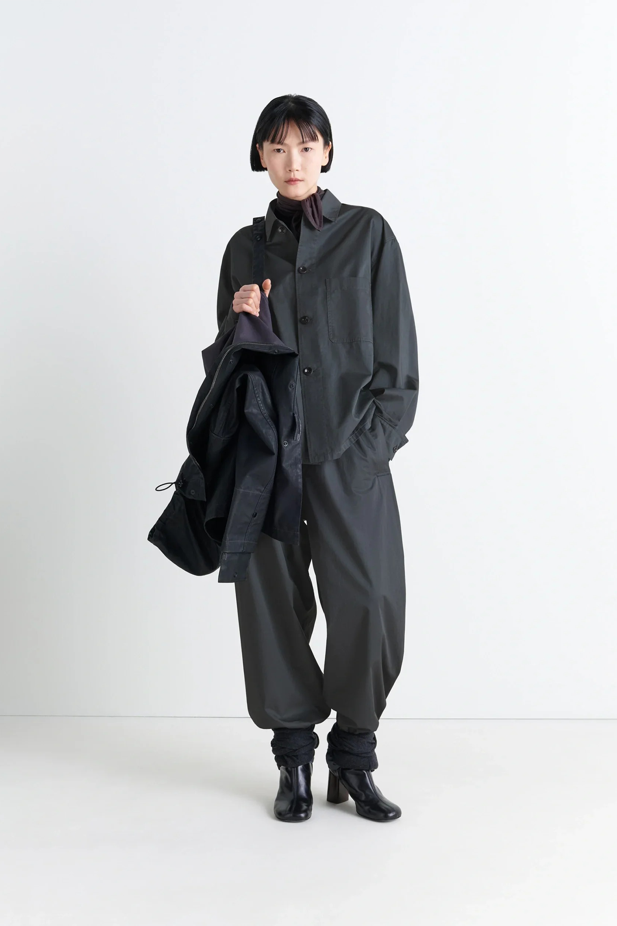 Pyjama Shirt Carbon Grey