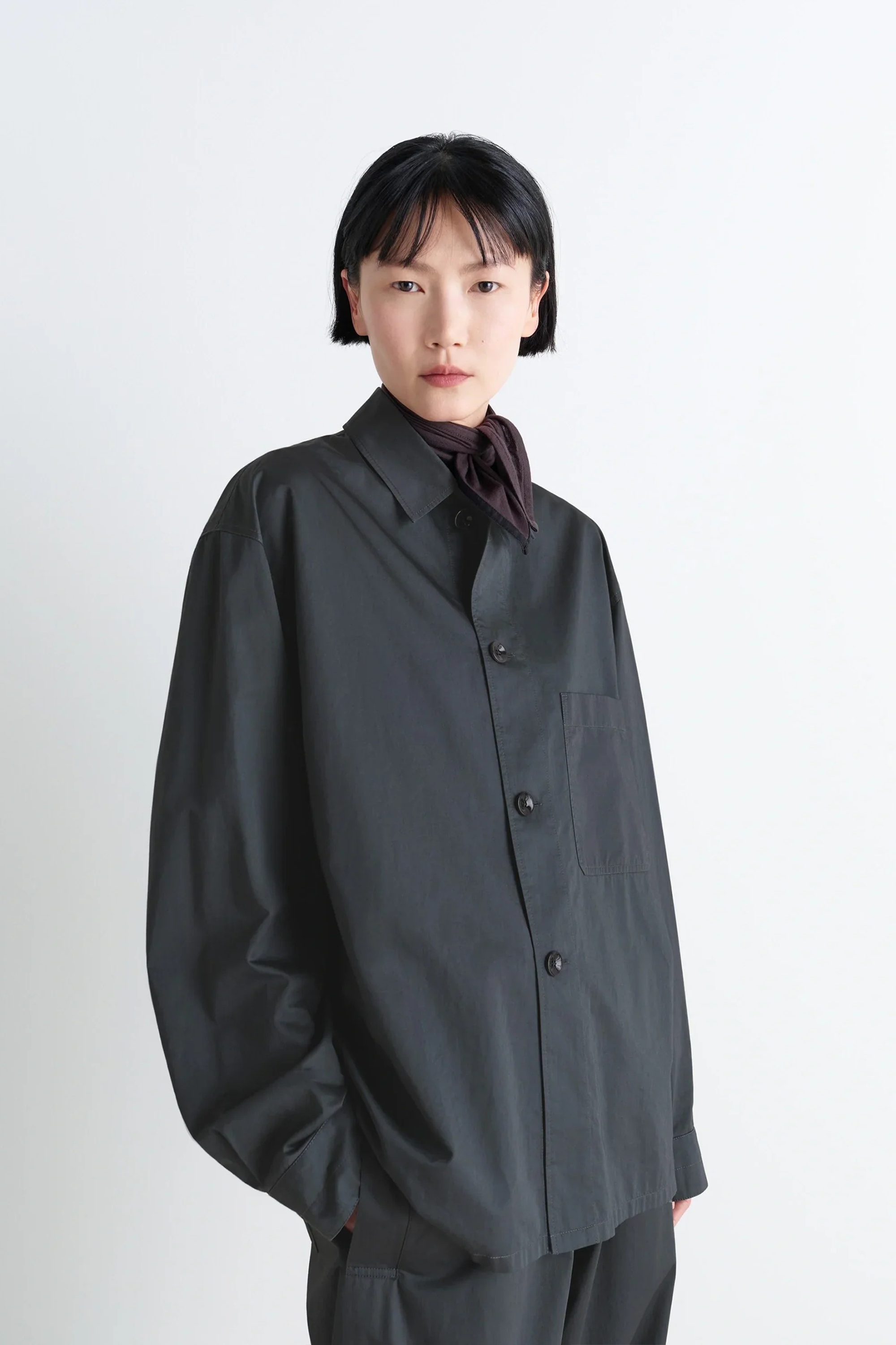 Pyjama Shirt Carbon Grey