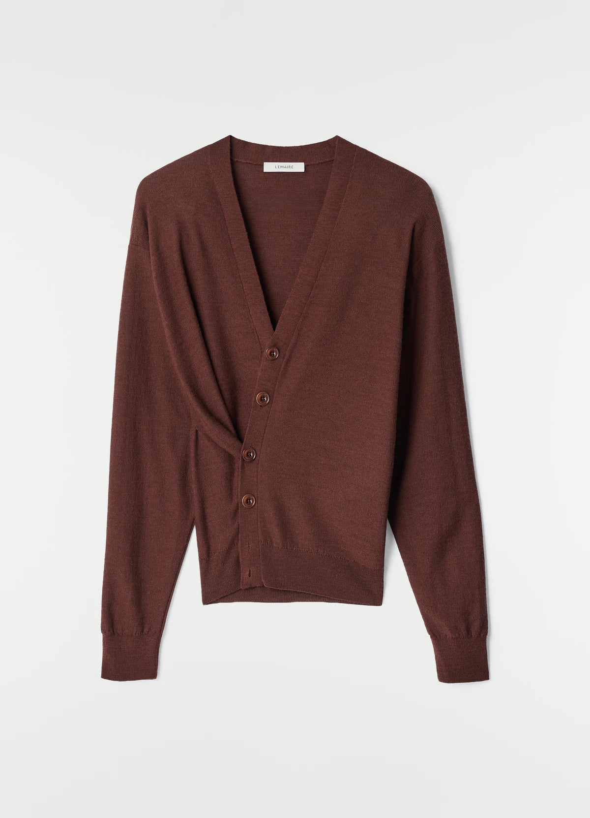 Relaxed Twisted Cardigan Acajou_4