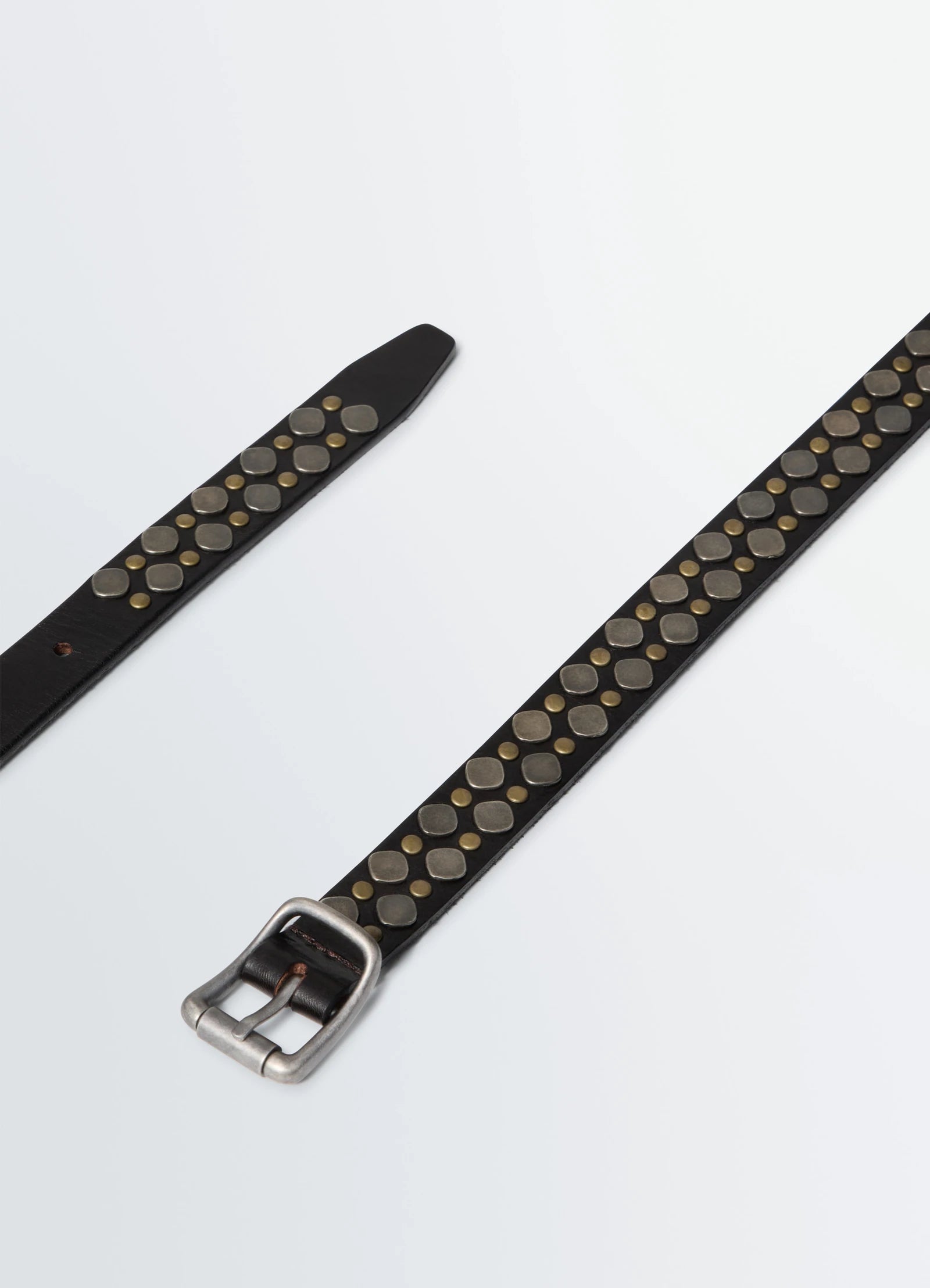 Rio Studs Belt Dark Brown_4
