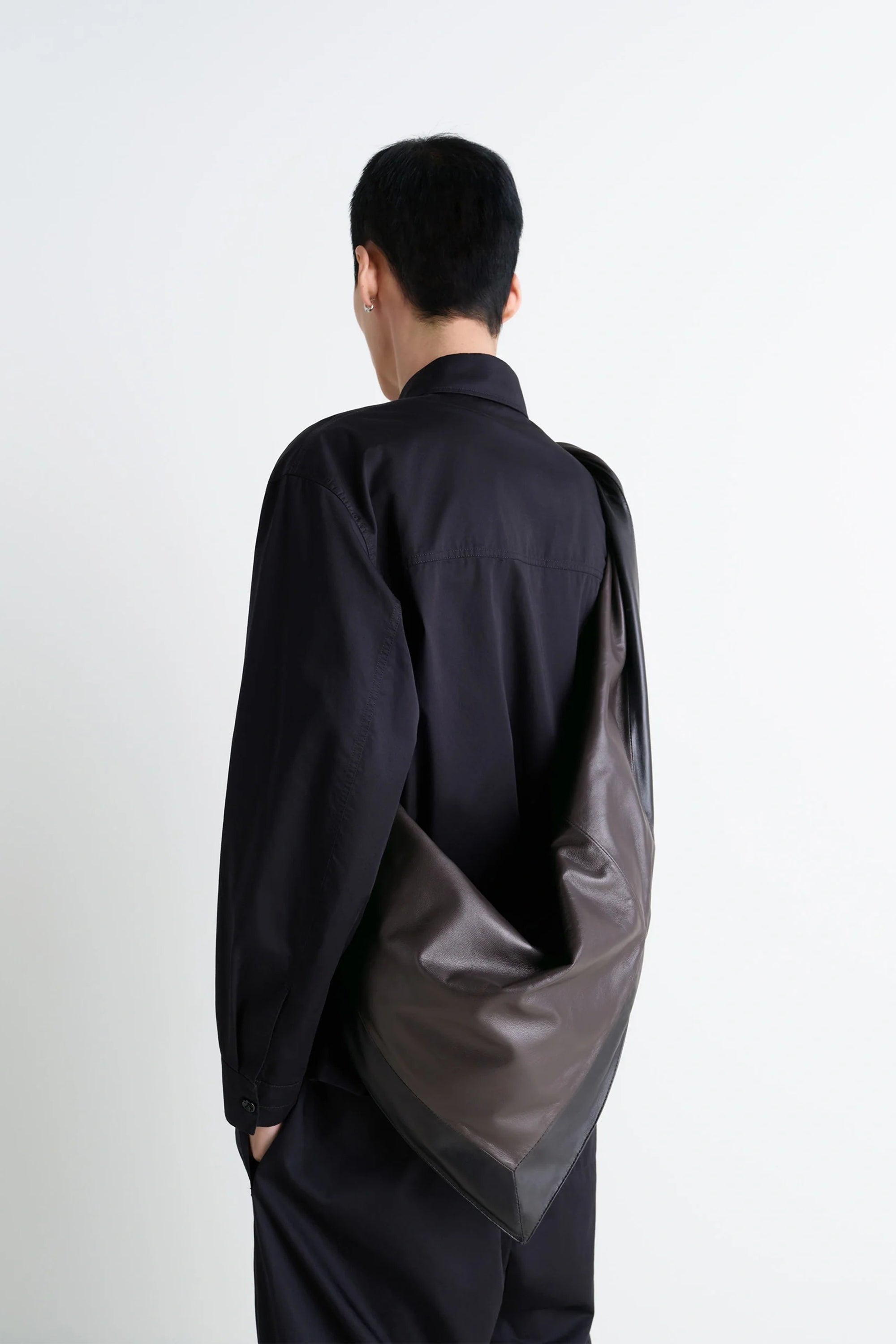 Scarf Bag Black/ Dark Chocolate_1