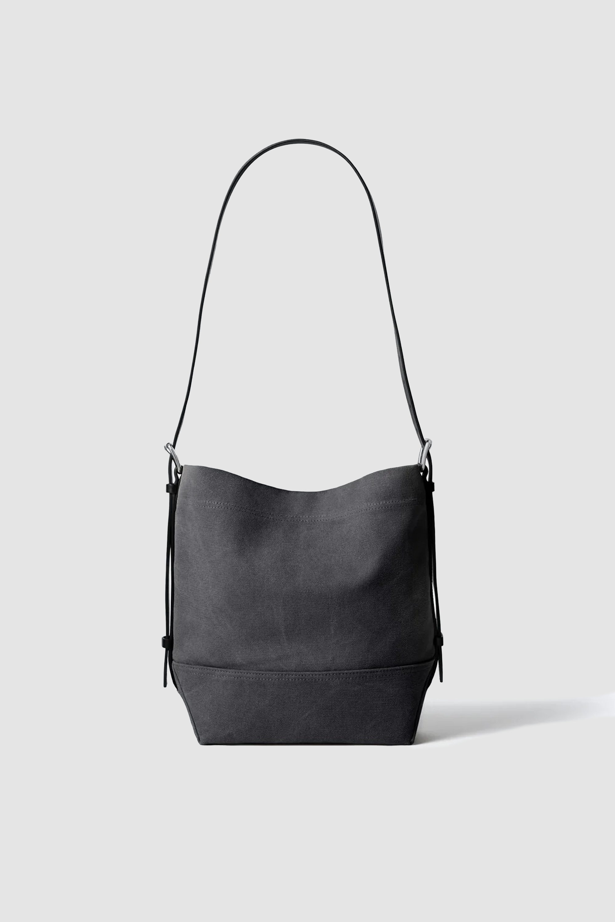 Small Belted Tote Ash Black