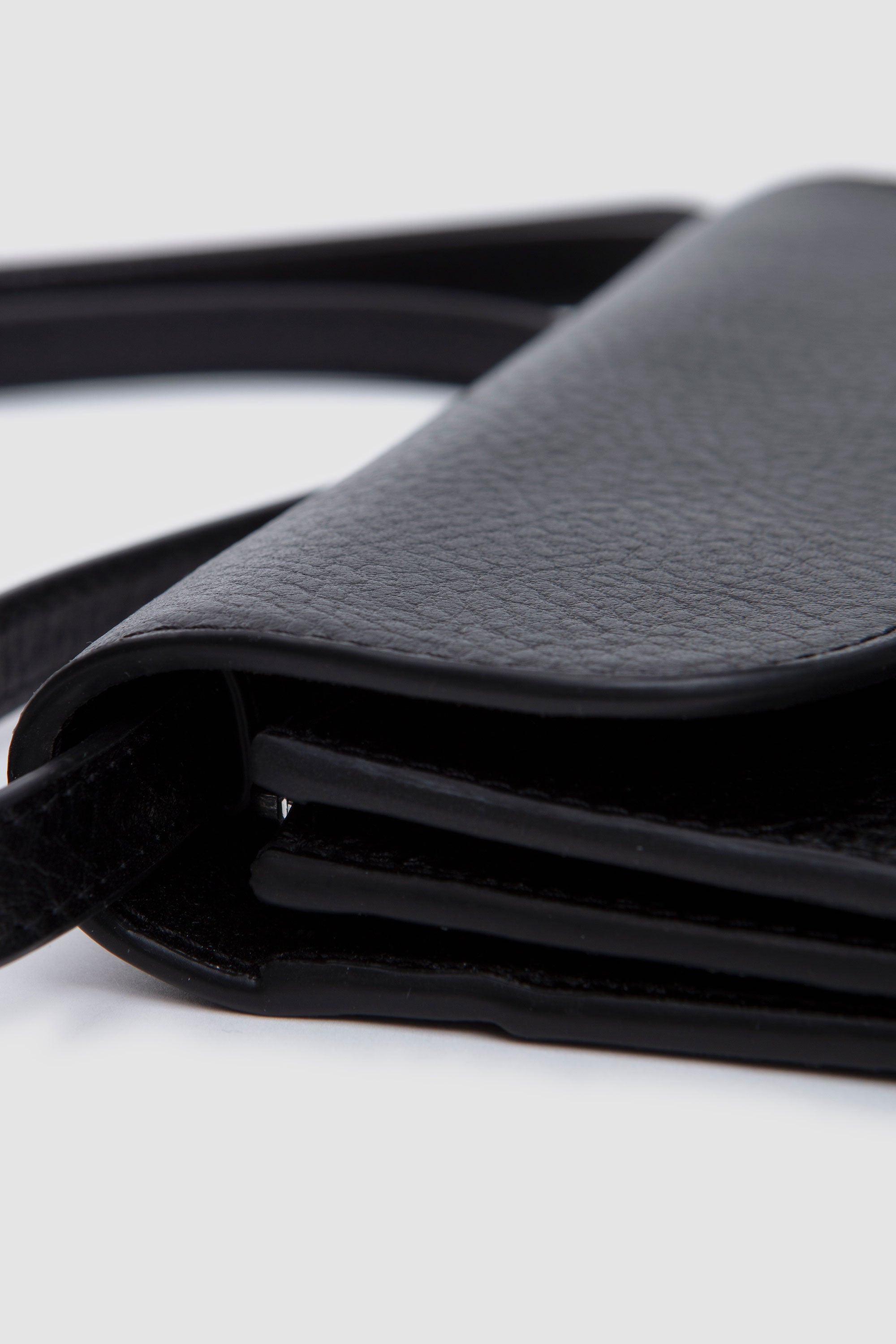 Soft Tab Wallet On Strap Black_4