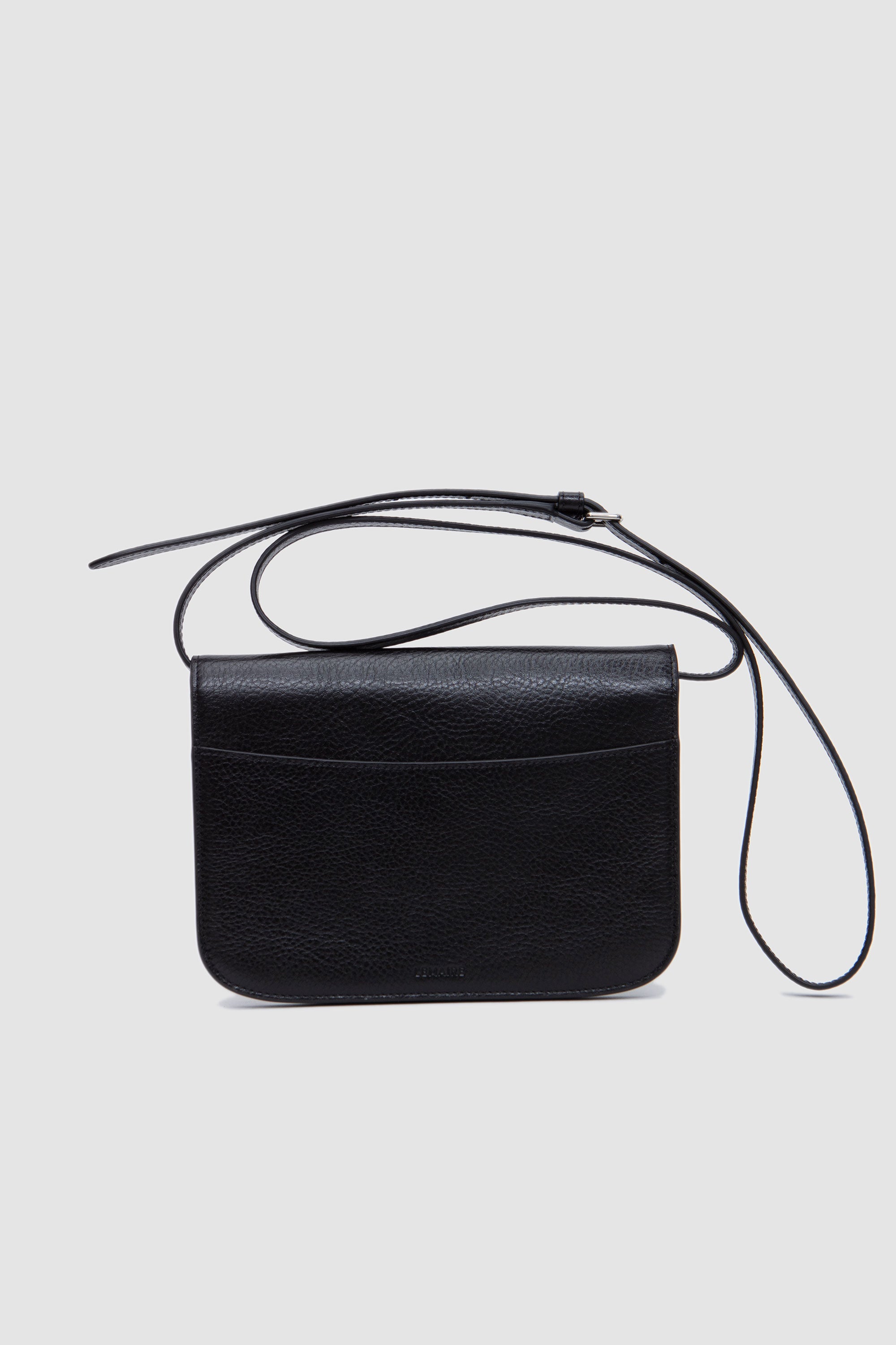 Soft Tab Wallet On Strap Black_5