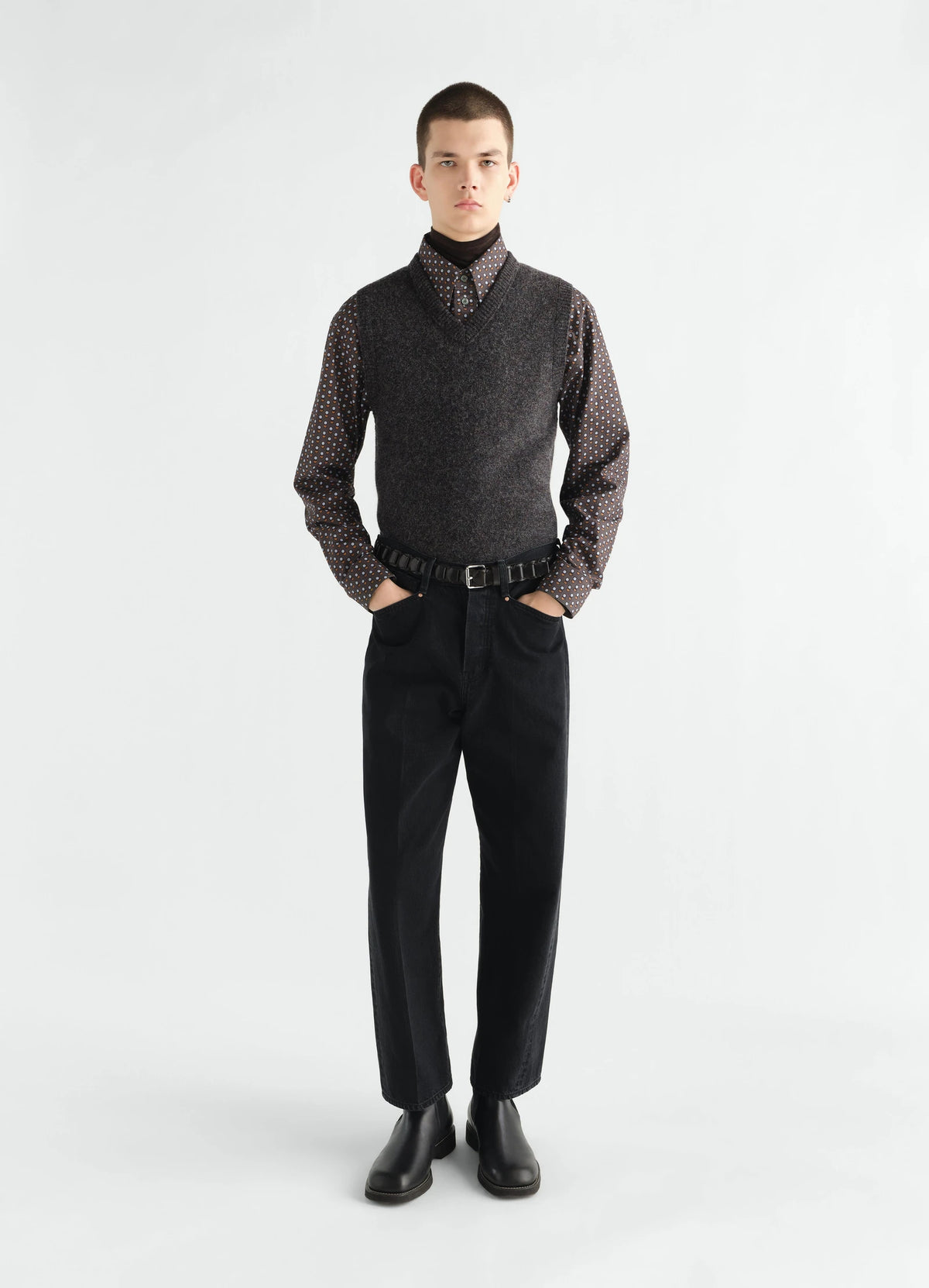 Straight Leg 5 Pockets Black