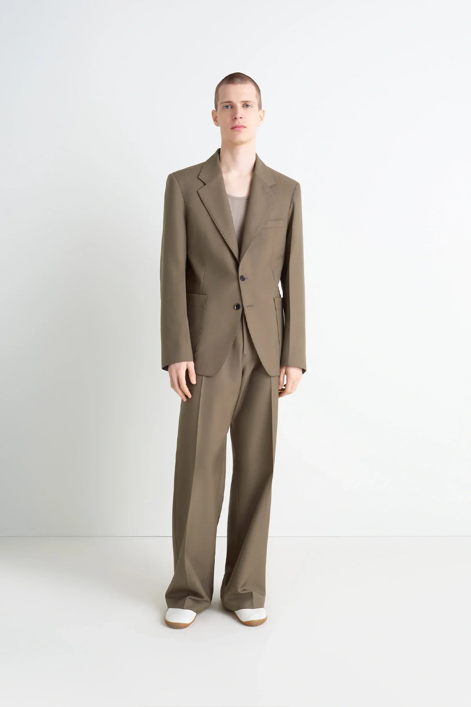 Tailored SB Jacket Taupe Melange