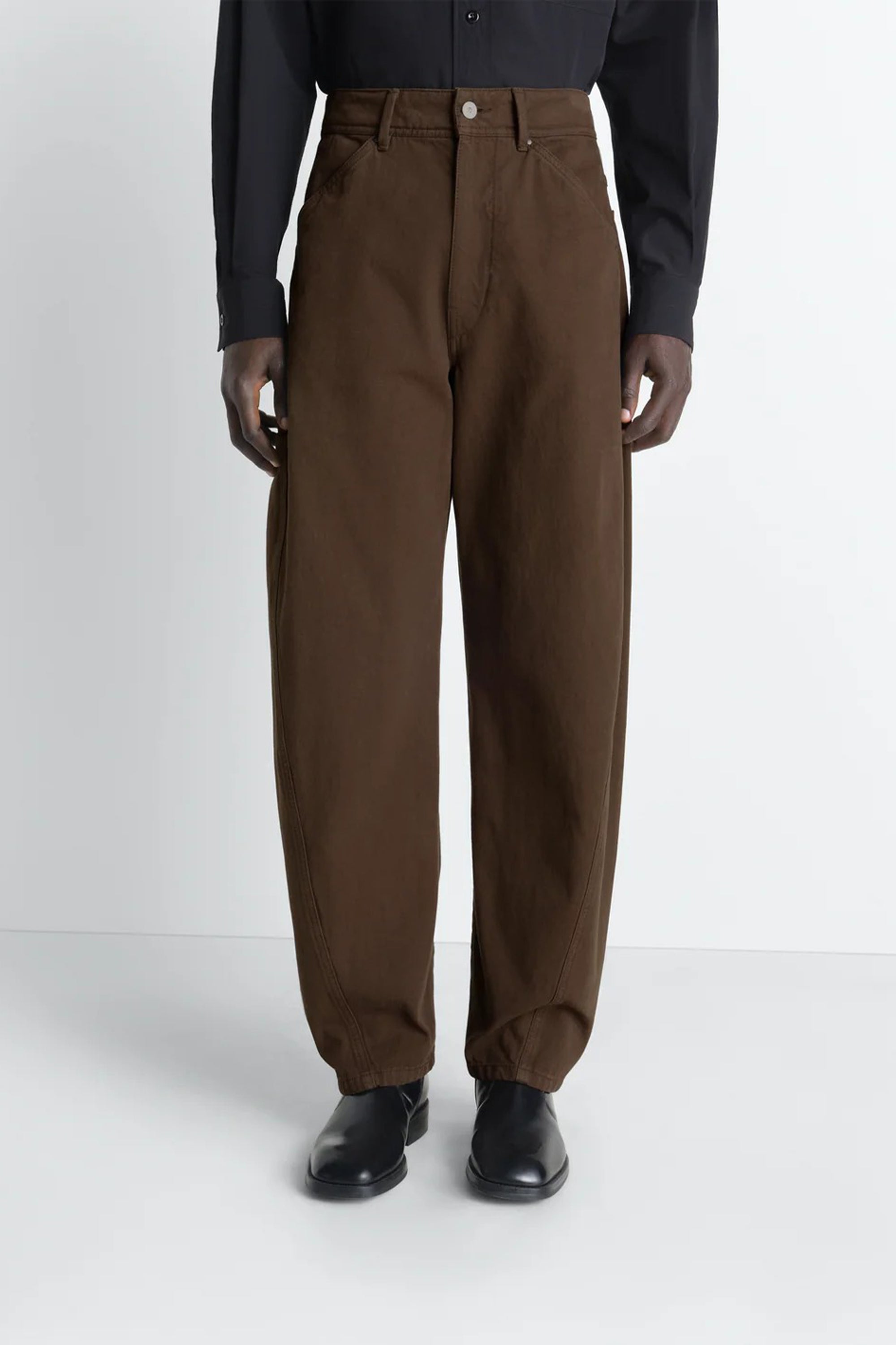 Twisted Workwear Pants Cacao_2
