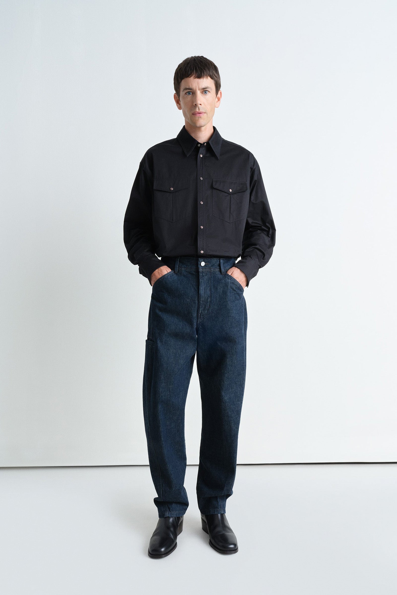 Twisted Workwear Pants Denim Indigo_1