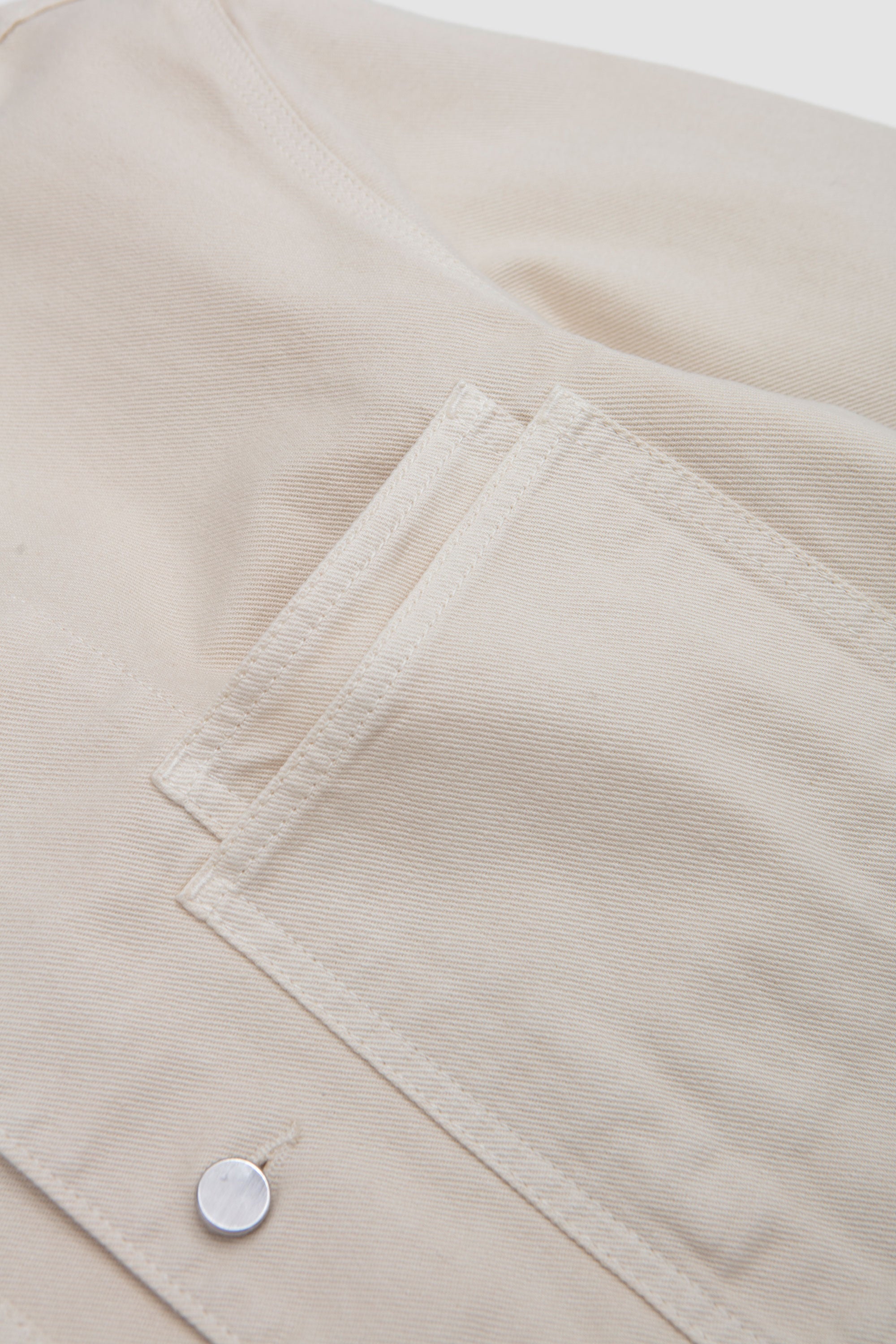 Workwear Overshirt Denim Snow Clay