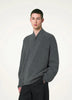 SPORTIVO STORE_Wrap Cardigan Grey Melange
