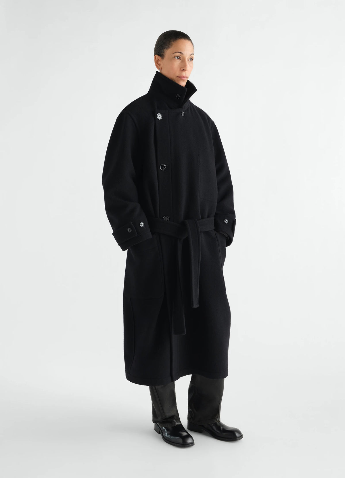Wrap Coat Black_2