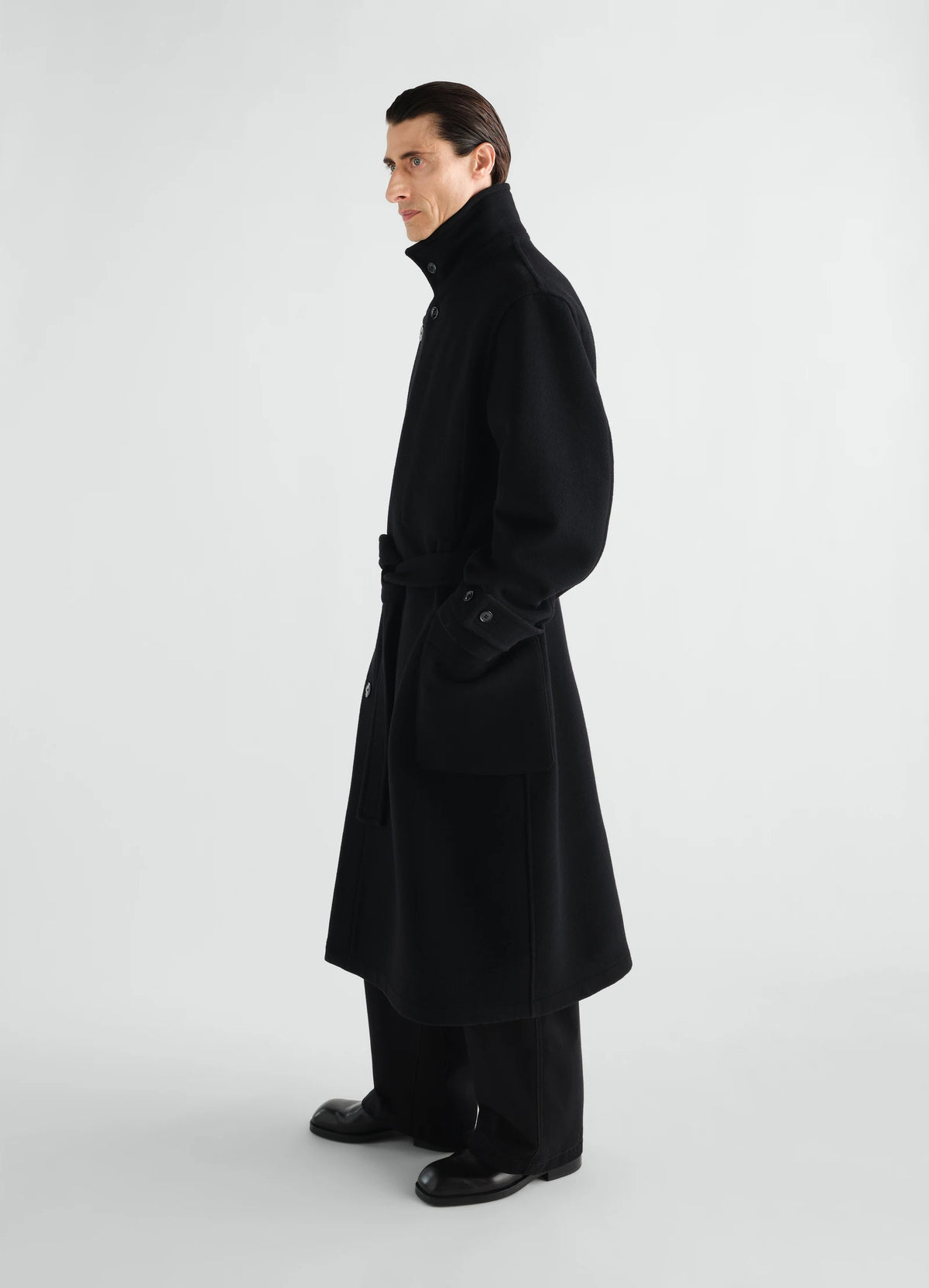 Wrap Coat Black_4
