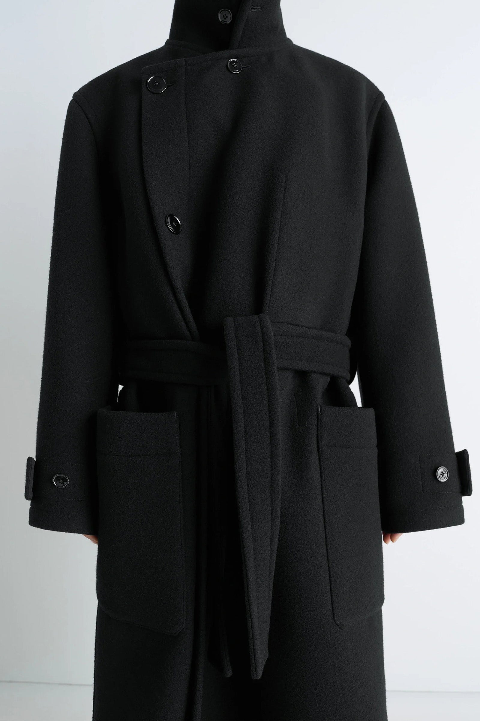 Wrap Coat Black_5