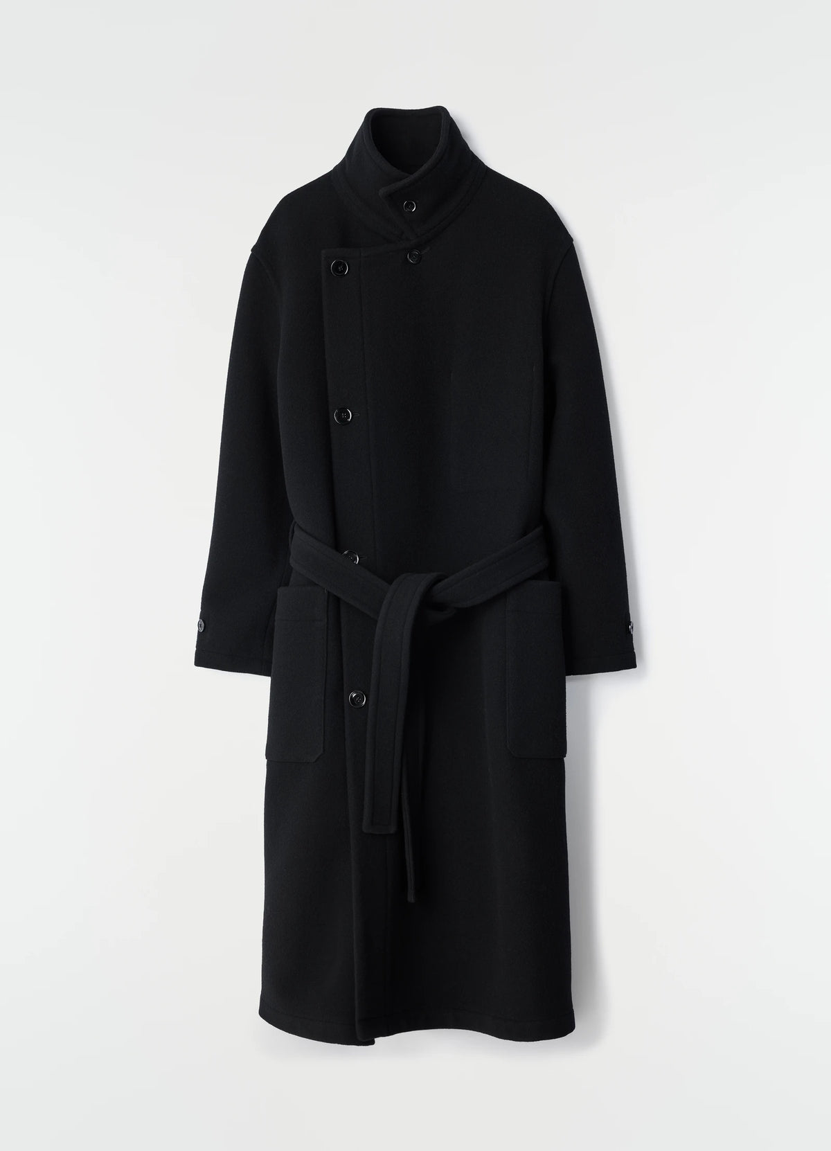 Wrap Coat Black_7