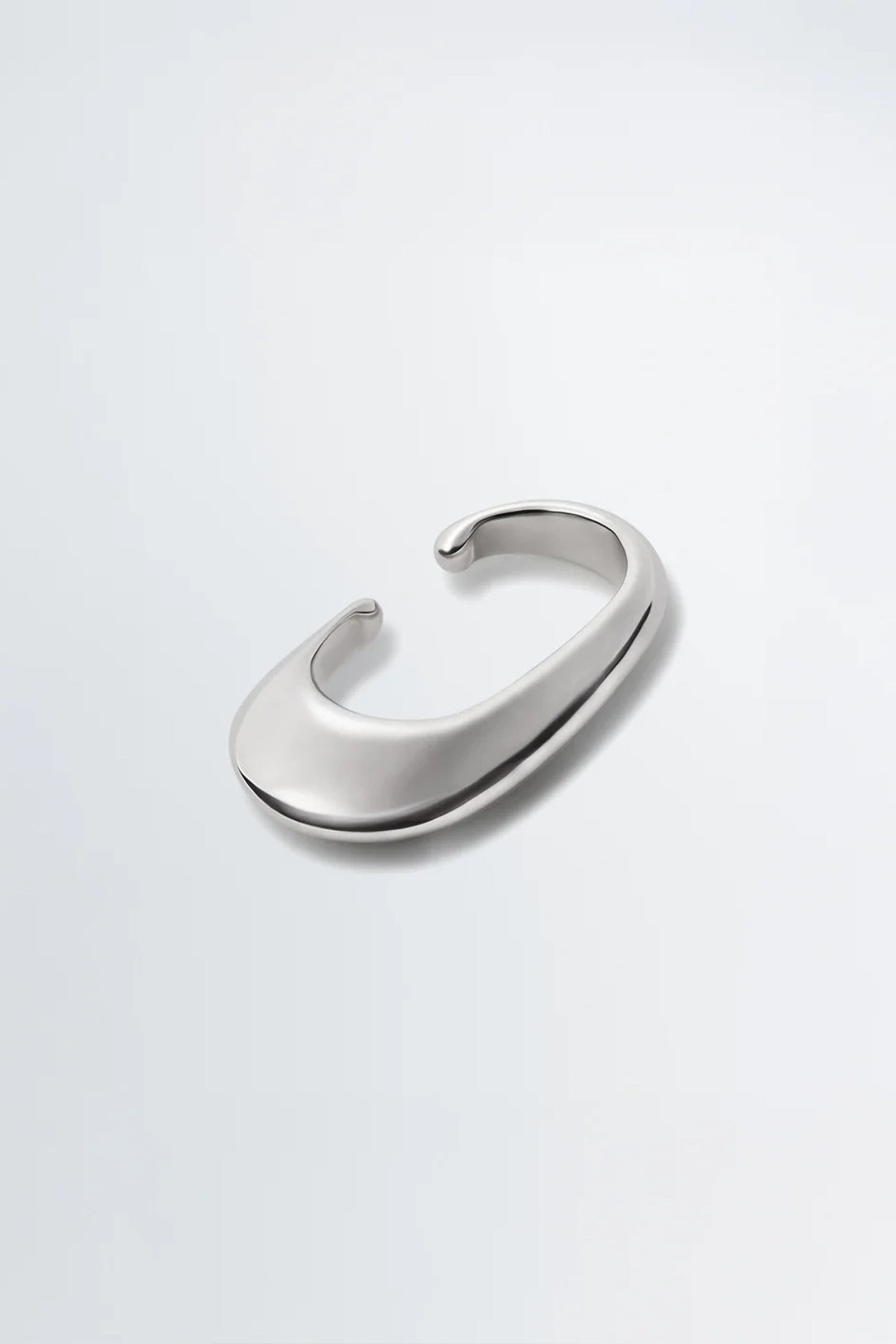Long Drop Earcuff Silver_4