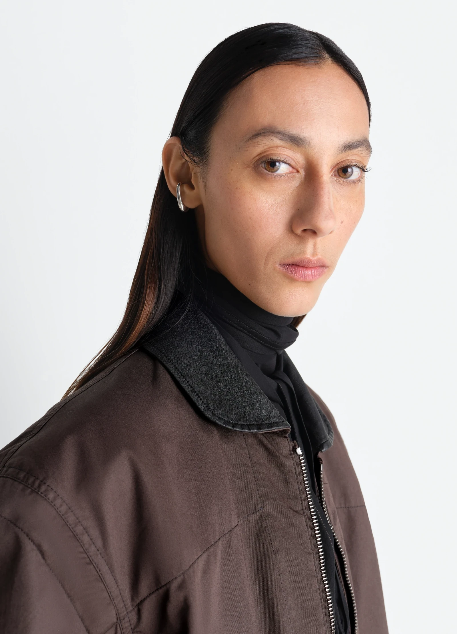 Long Drop Earcuff Silver_1