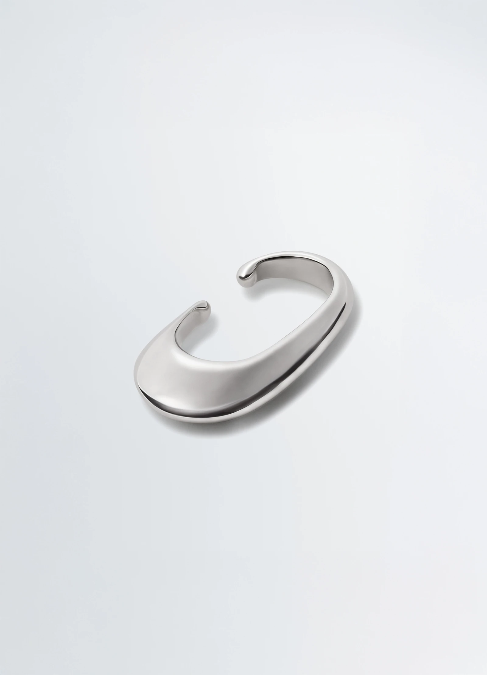 Long Drop Earcuff Silver_4