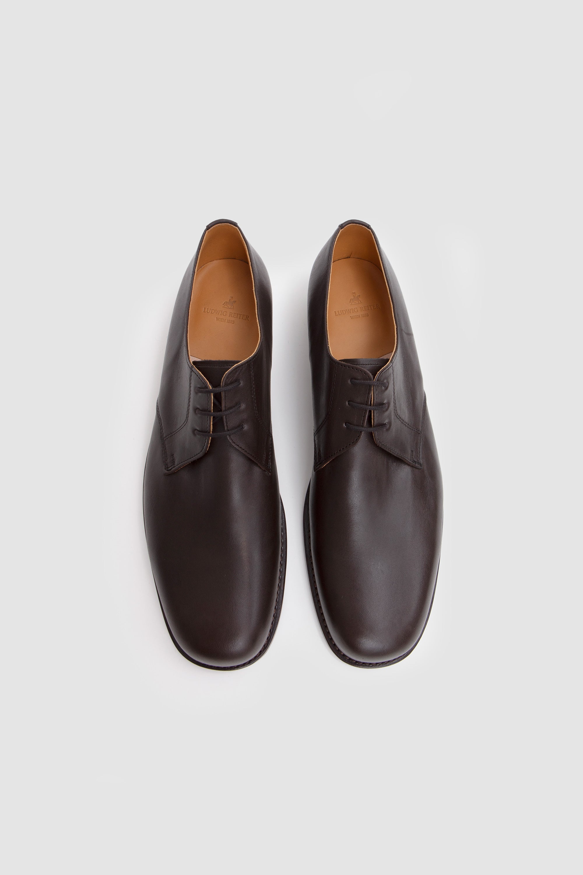 Derby Shoes Horse Fronts Mocca_3