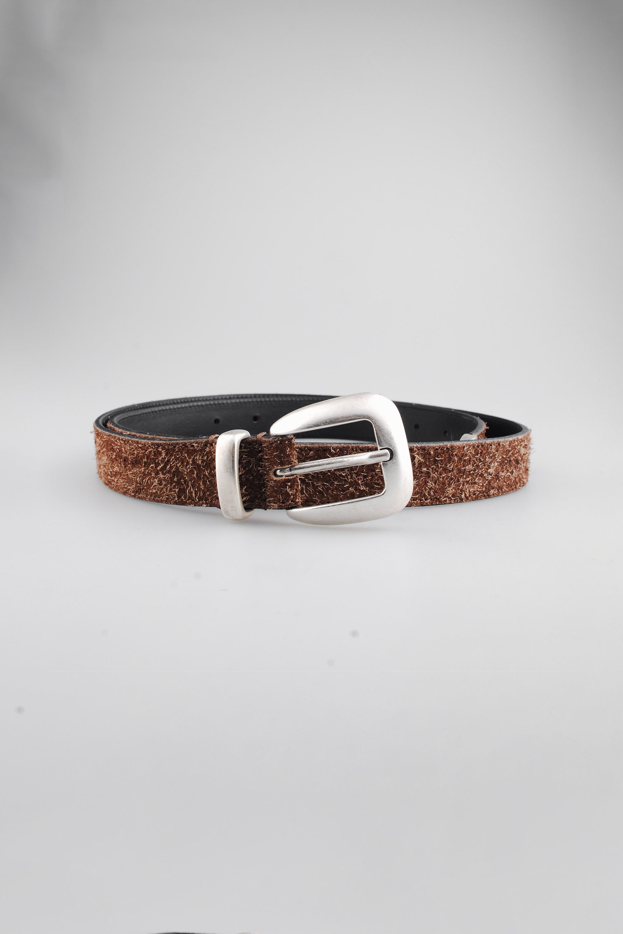 M2456/25 Belt Brown Suede