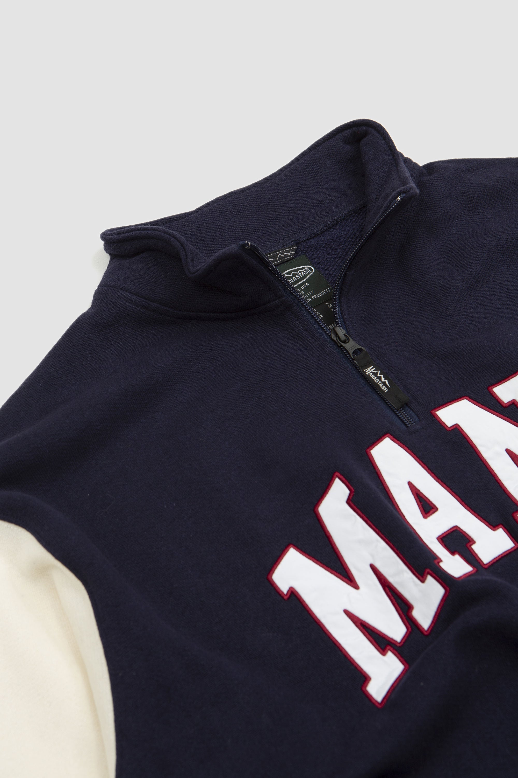 Cascade Half Zip Sweatshirt Panel