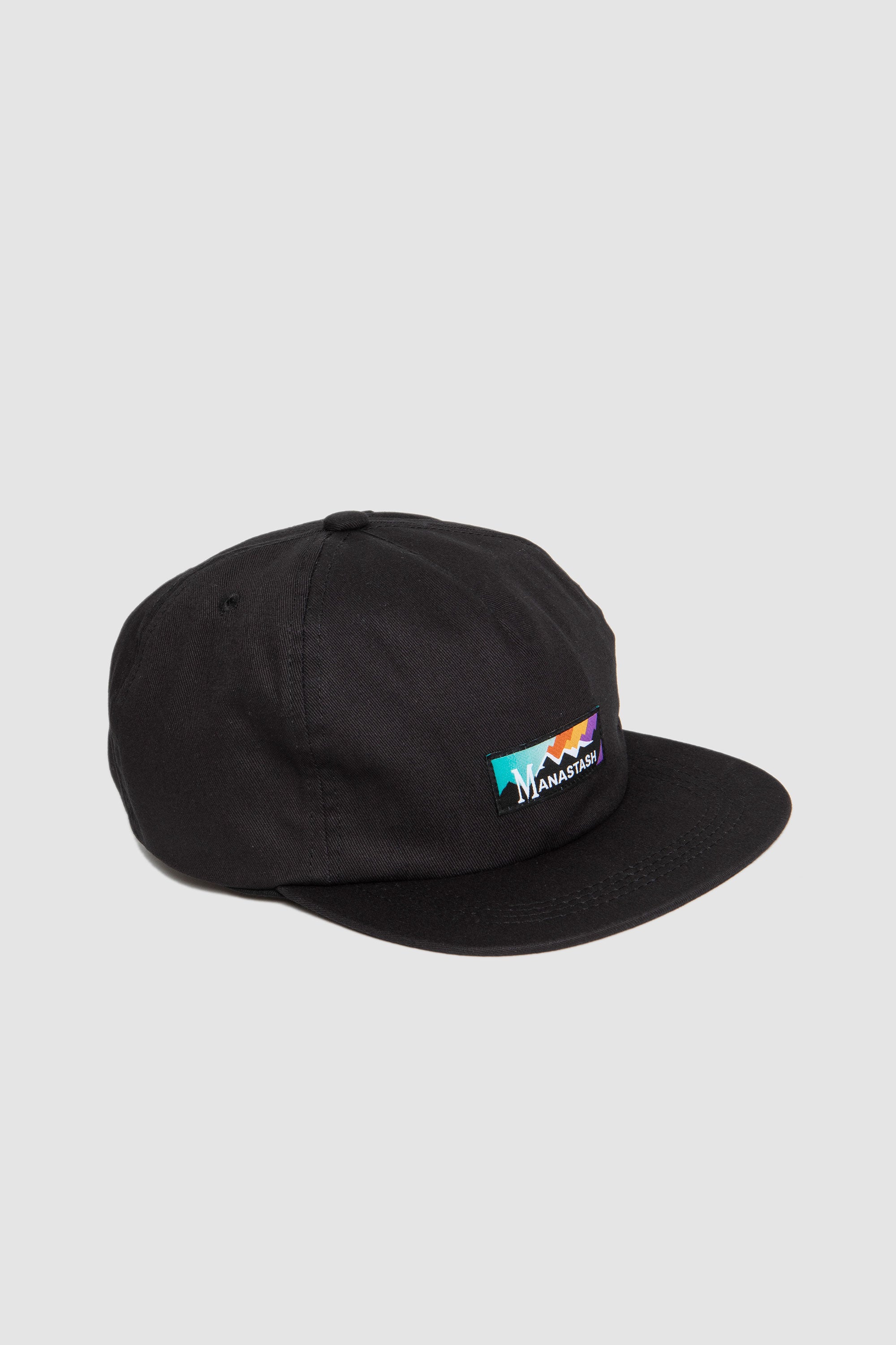 Rainbow Logo Cap Black