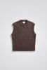 SPORTIVO STORE_Manfred Tweed Vest Burgundy