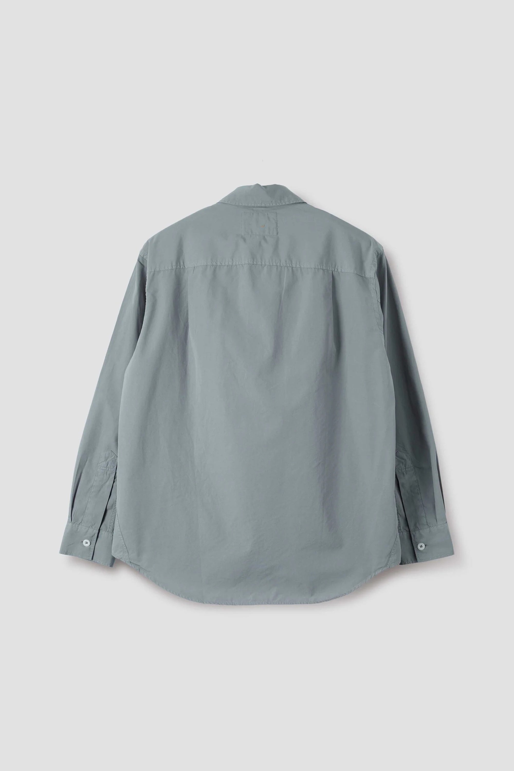 Basic Shirt Compact Cotton Poplin Fog_5