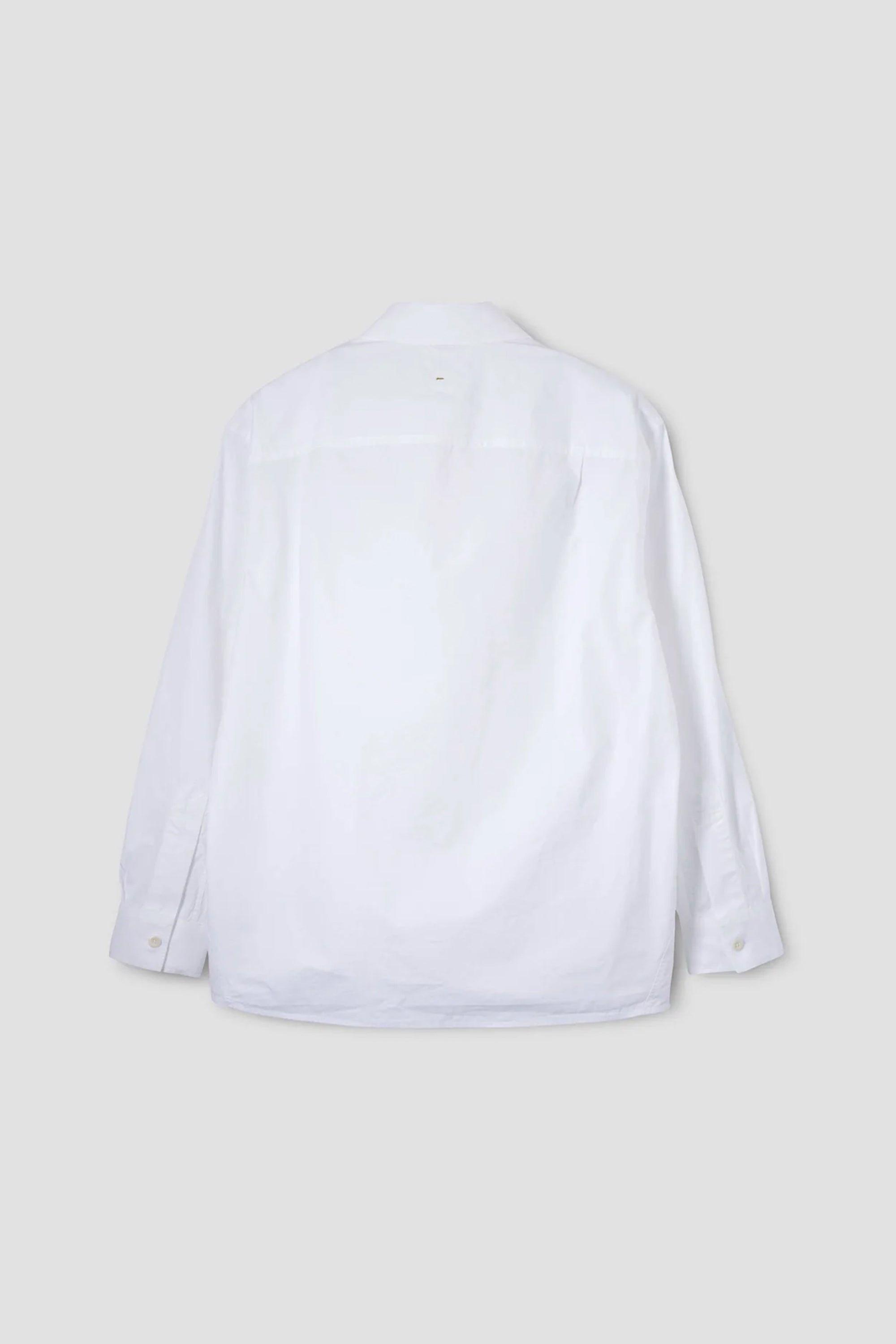 Basic Shirt Compact Cotton Poplin White_5