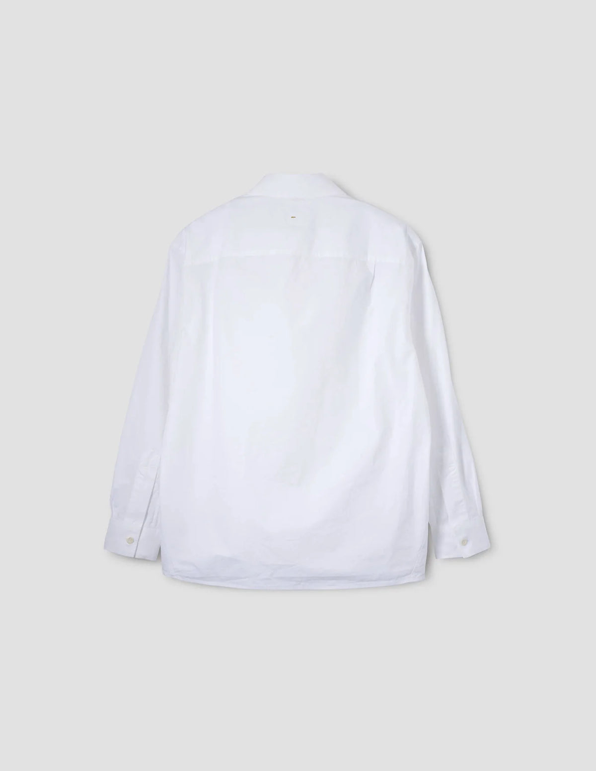 Basic Shirt Compact Cotton Poplin White_5